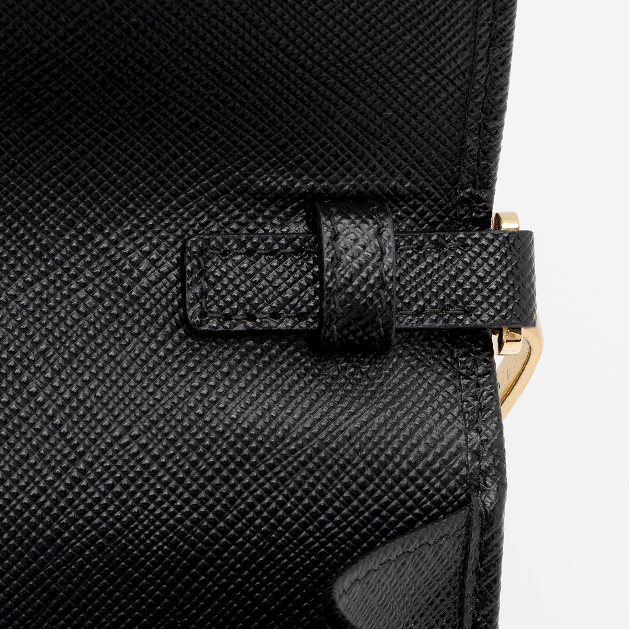 Prada Saffiano Lux Wallet On Chain (SHF-wIAF91)