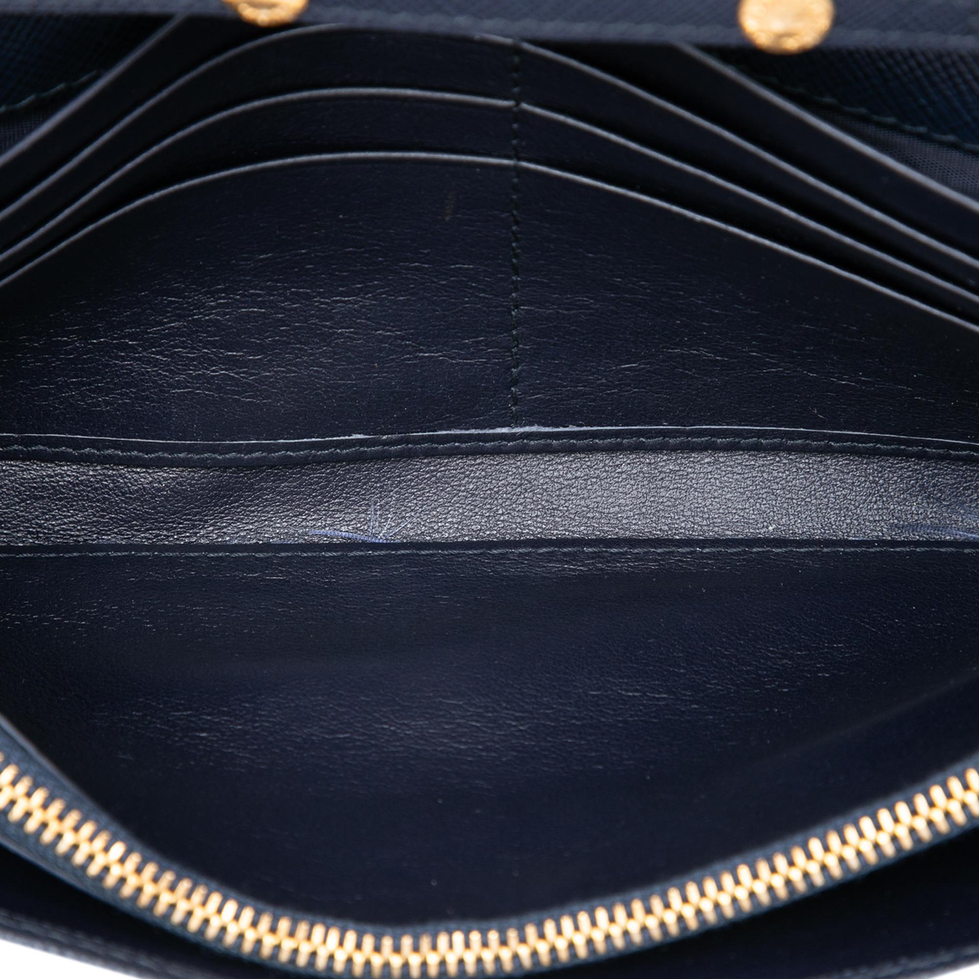 Prada Saffiano Lux Wallet On Chain