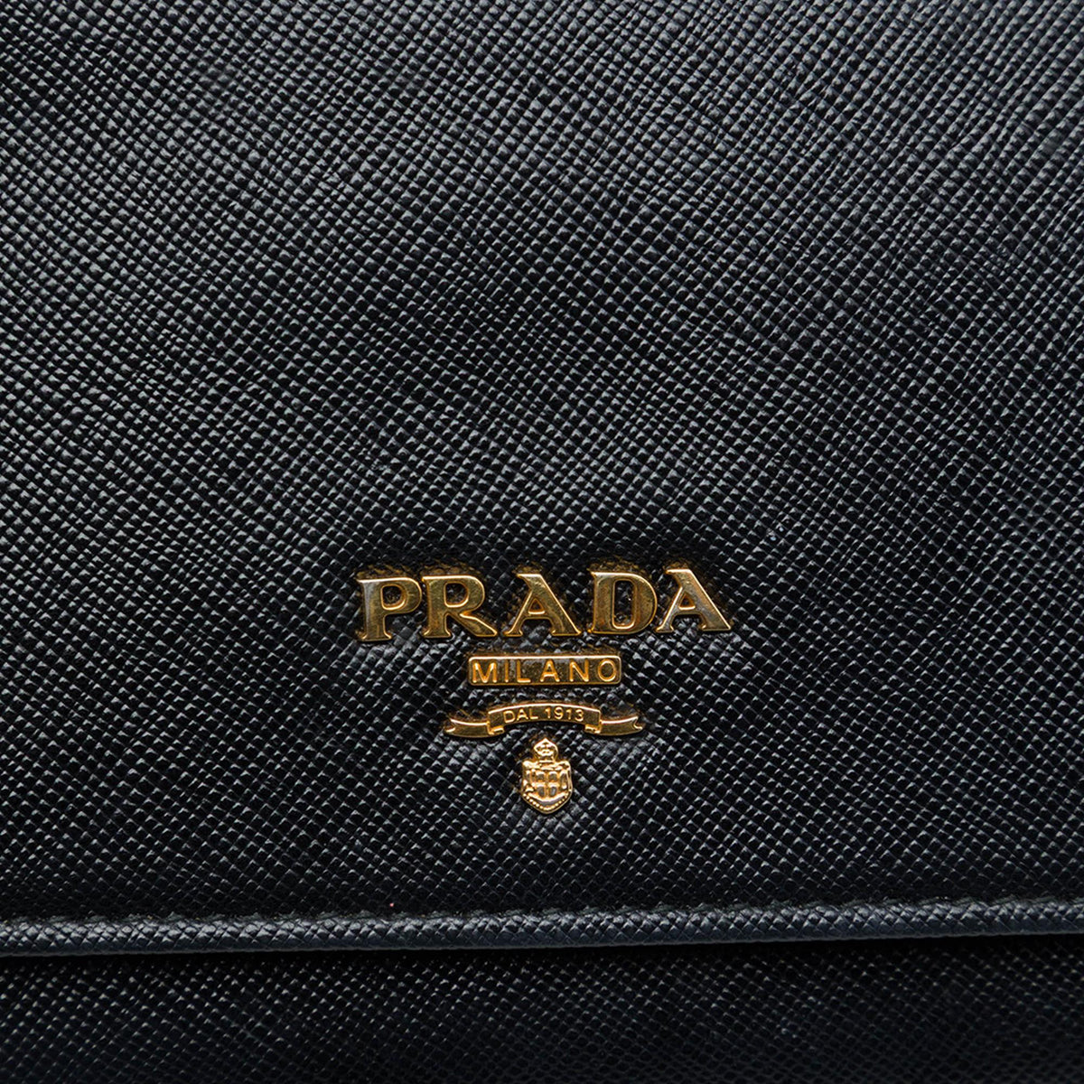 Prada Saffiano Lux Wallet On Chain
