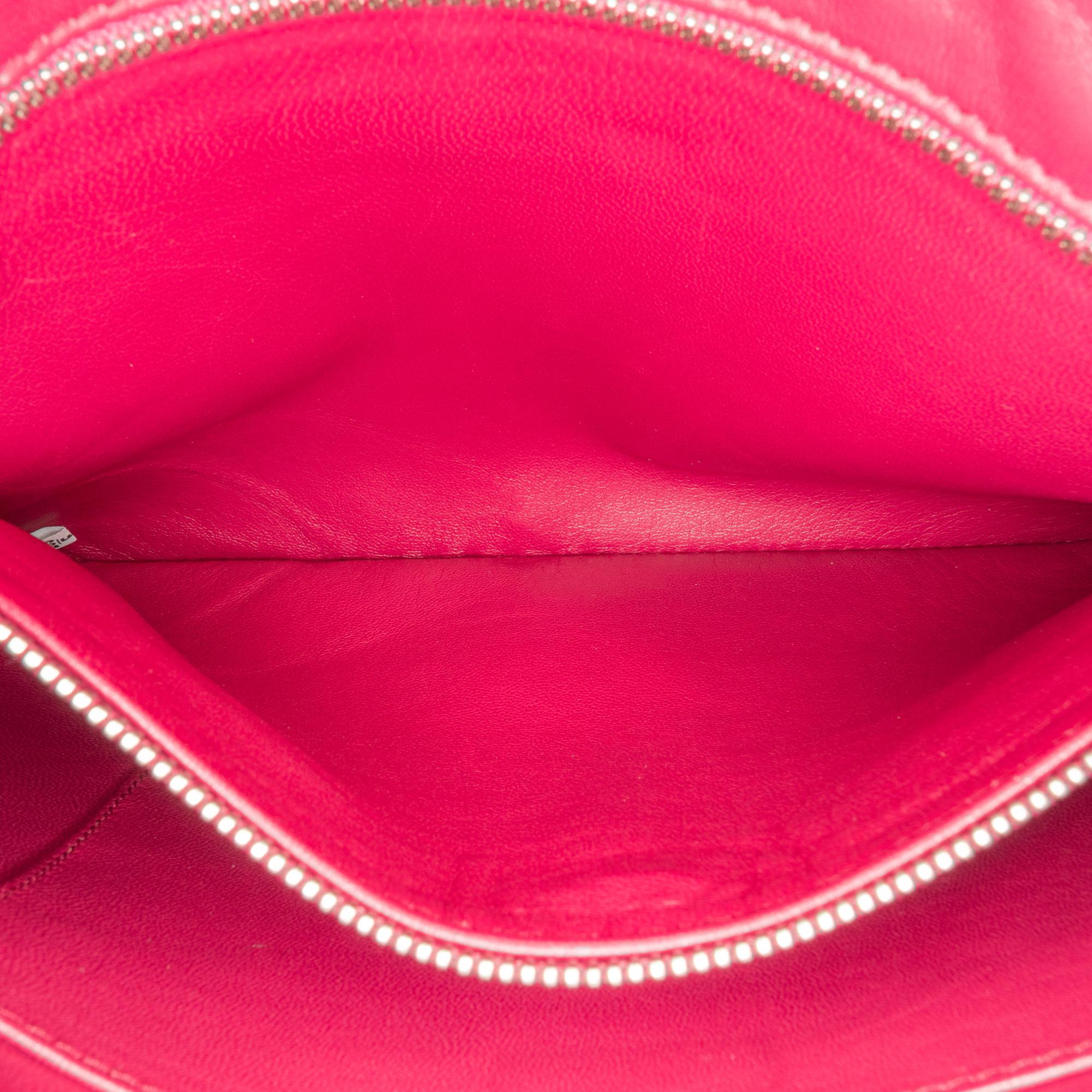Prada Saffiano Lux Zip Clutch (SHG-aBNCAK)