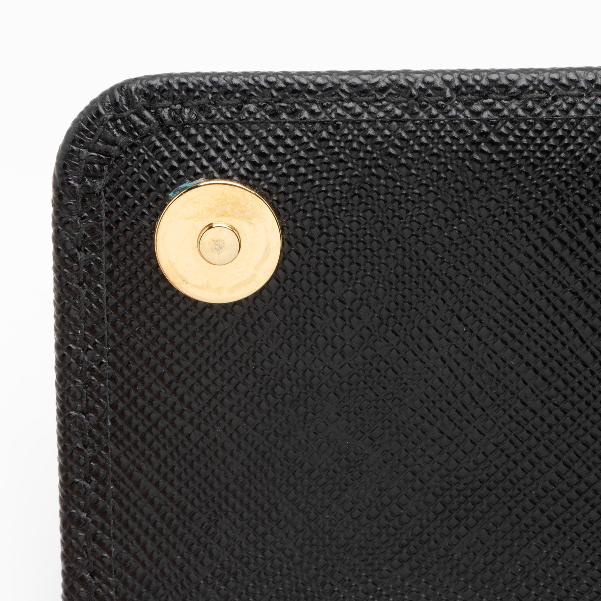 Prada Saffiano Metal Wallet on Chain Bag (SHF-g2W4tW)