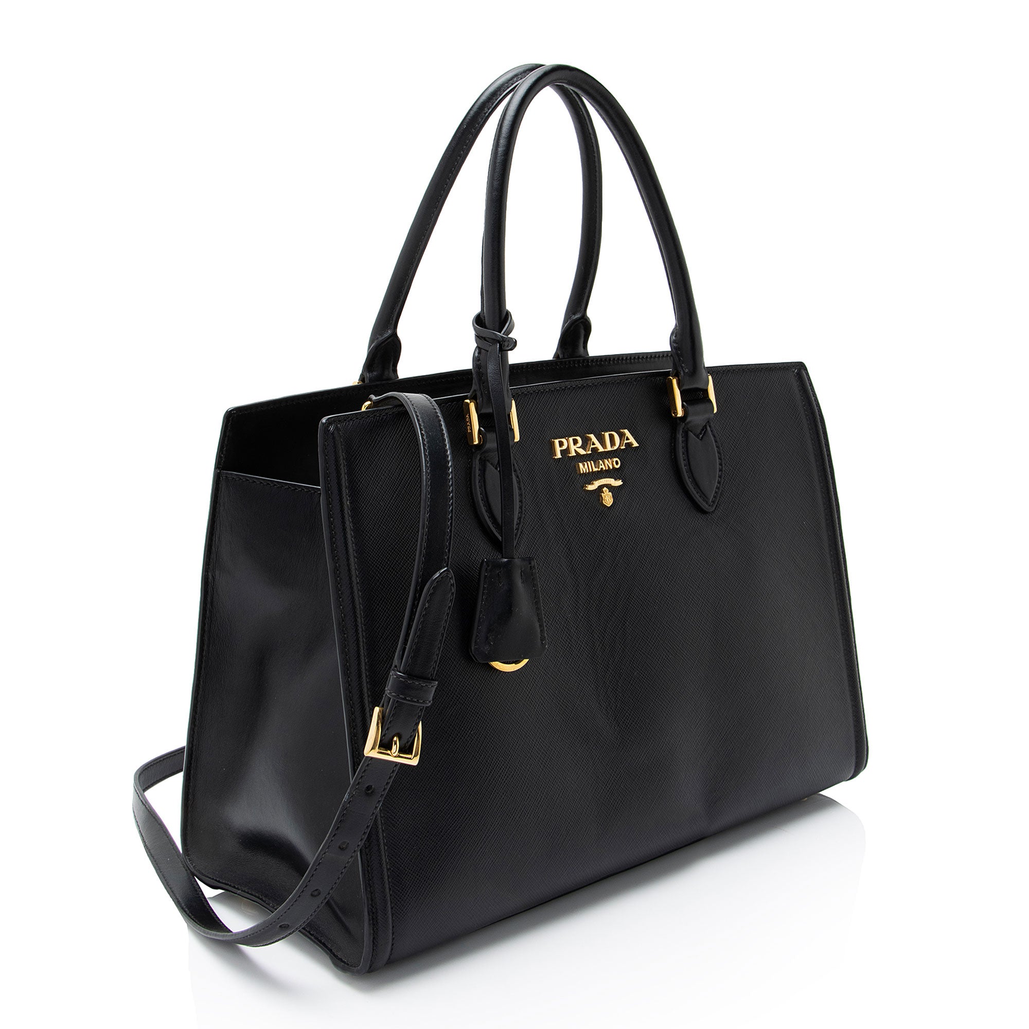 Prada Saffiano Open Satchel