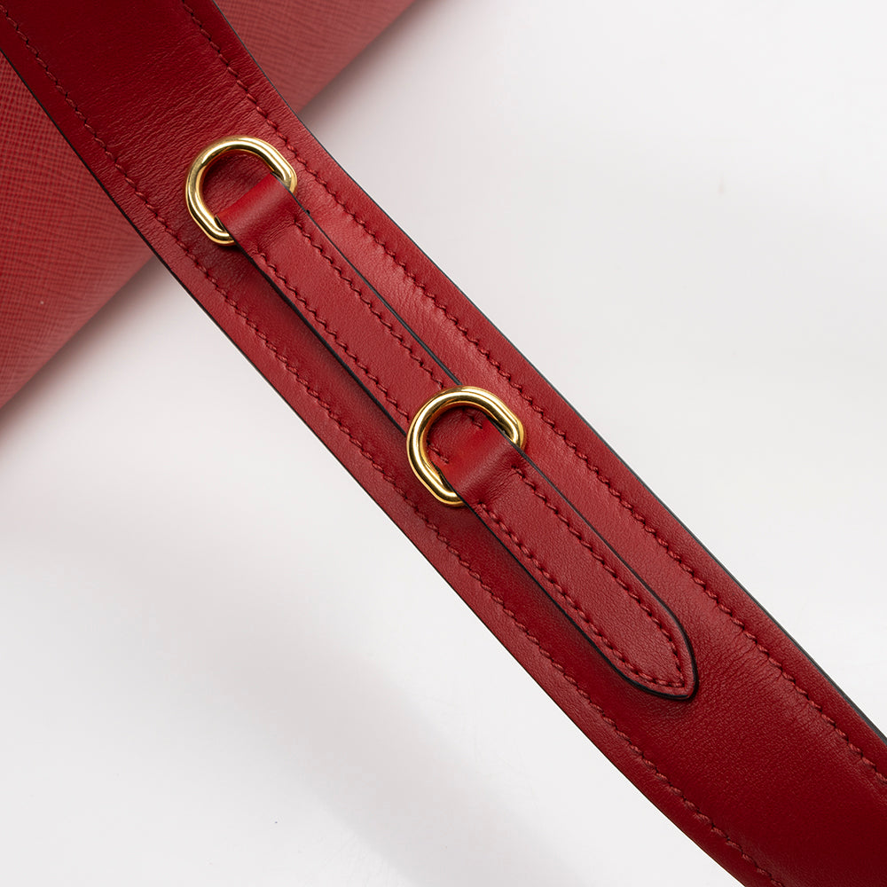 Prada Saffiano Paradigme Mini Tote (SHF-15836)