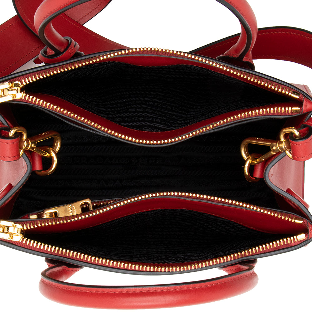 Prada Saffiano Paradigme Mini Tote (SHF-15836)