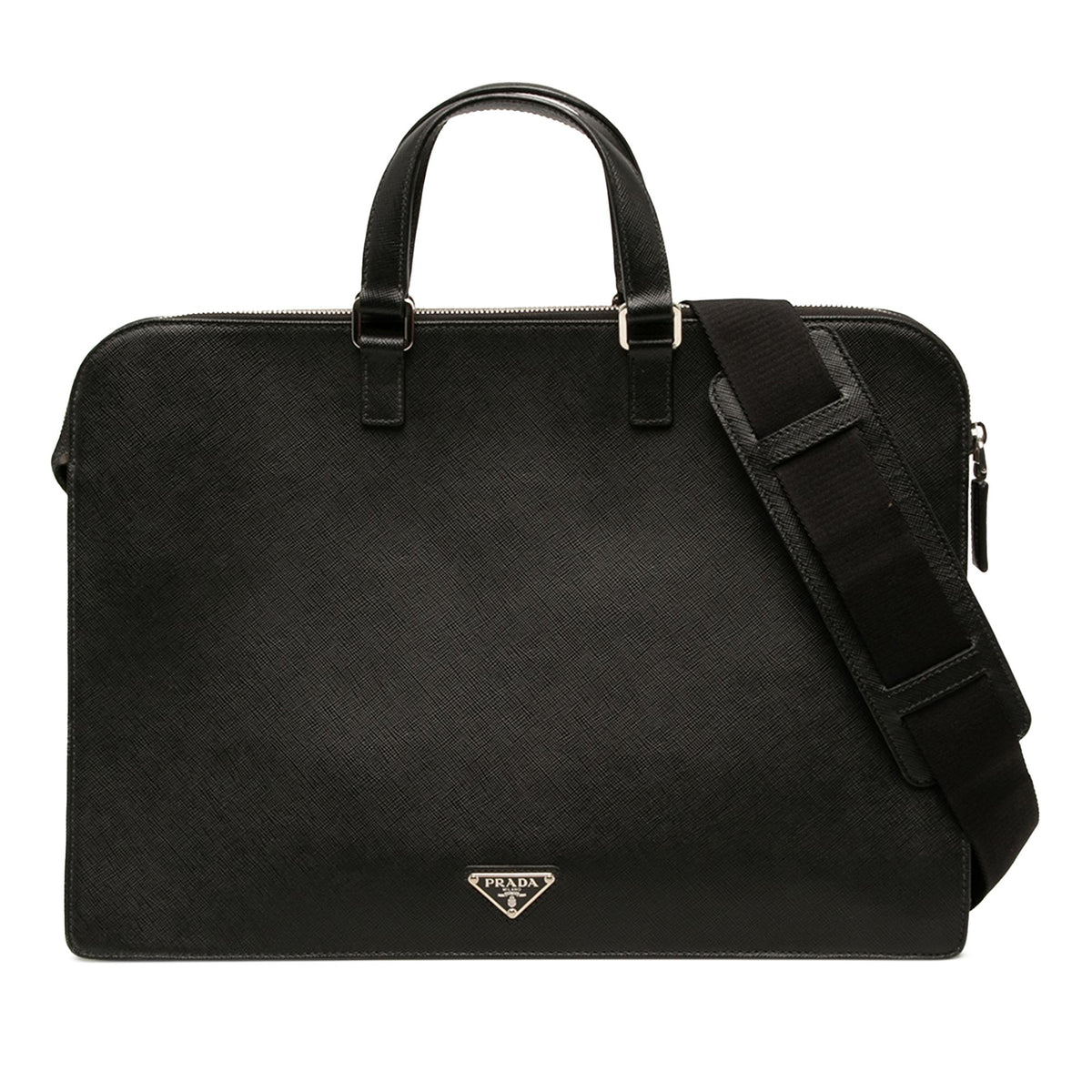 Prada Saffiano Portfolio Travel Briefcase