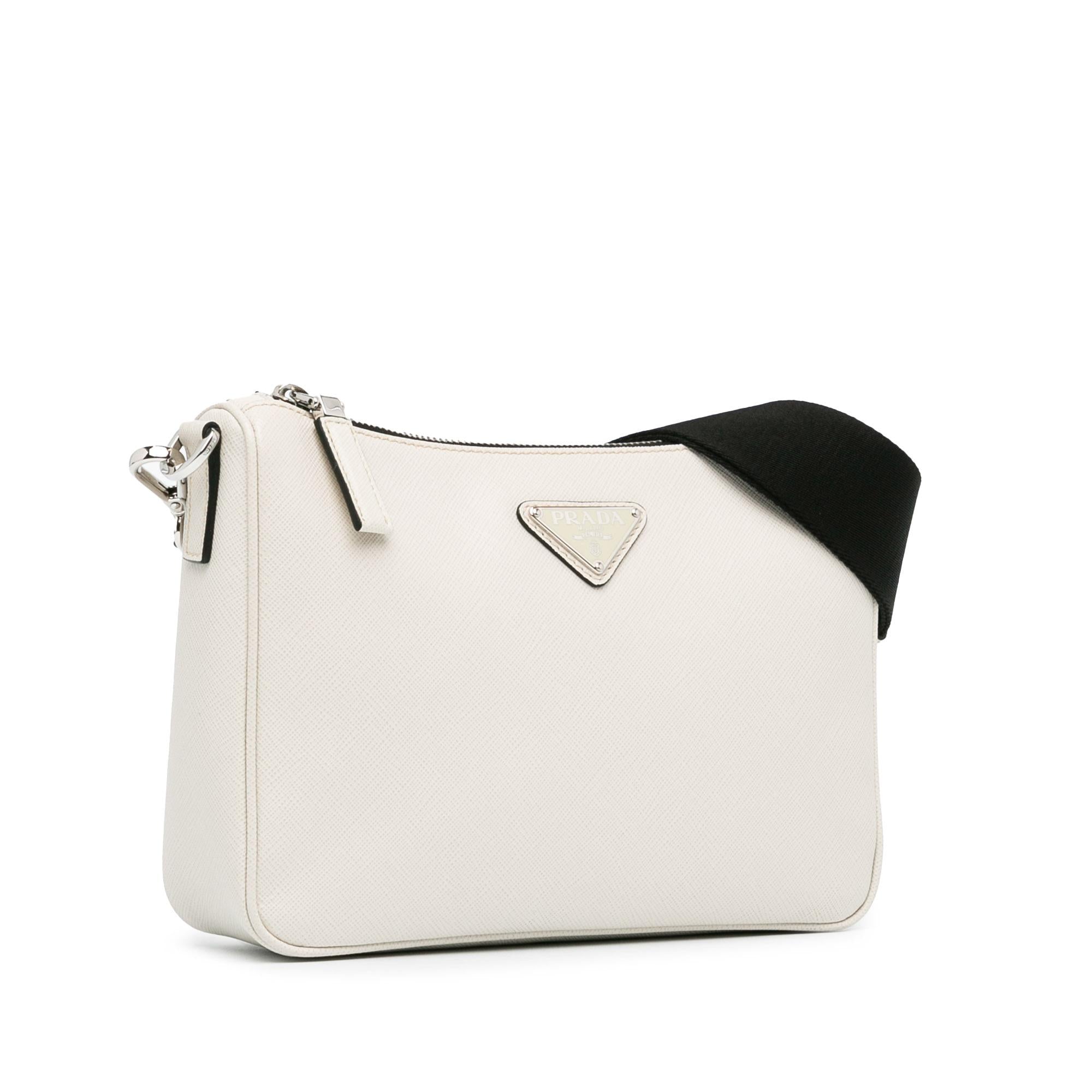 Prada Saffiano Re-Edition Zip Messenger (SHG-L9CUCl)