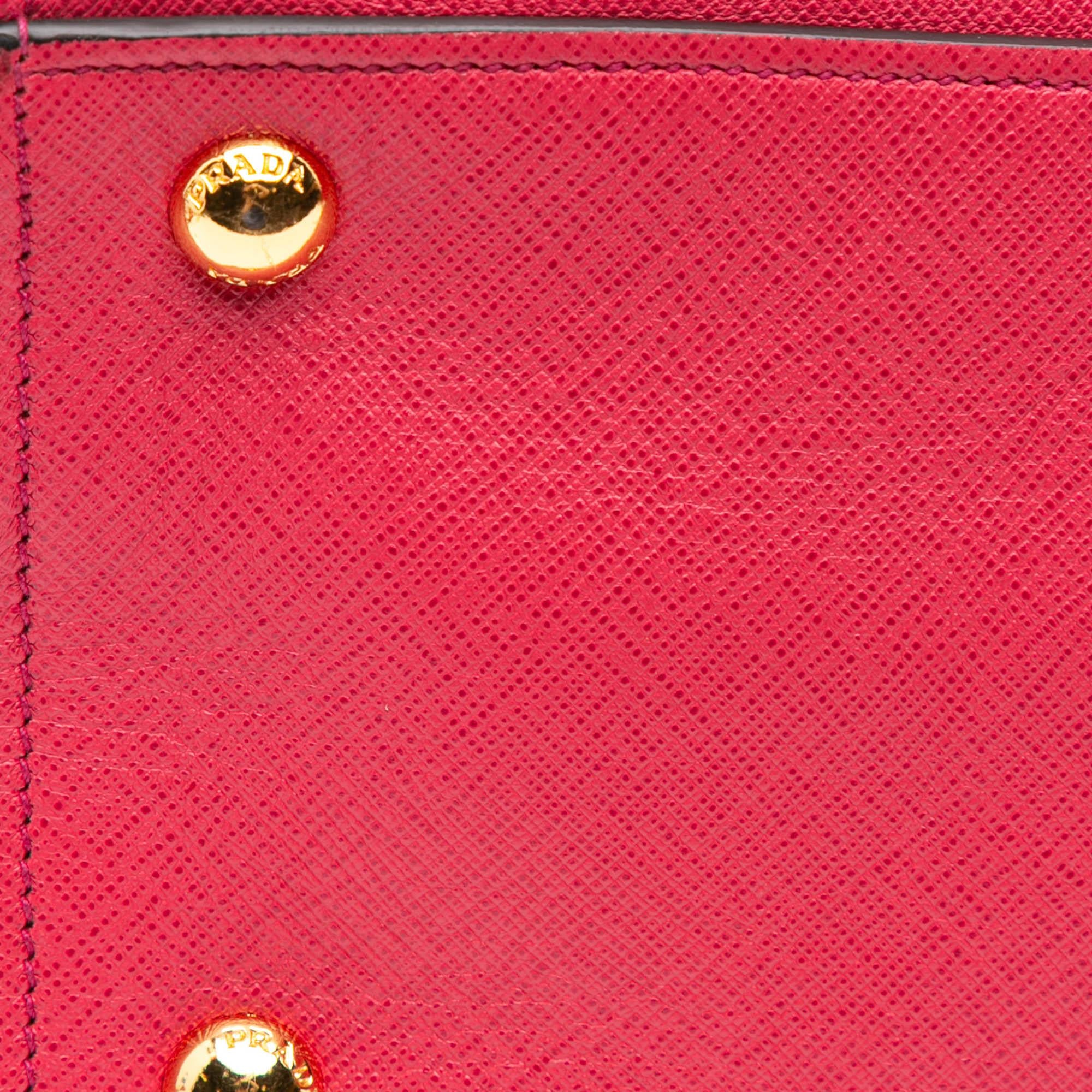 Prada Saffiano Soft Triple Pocket Tote