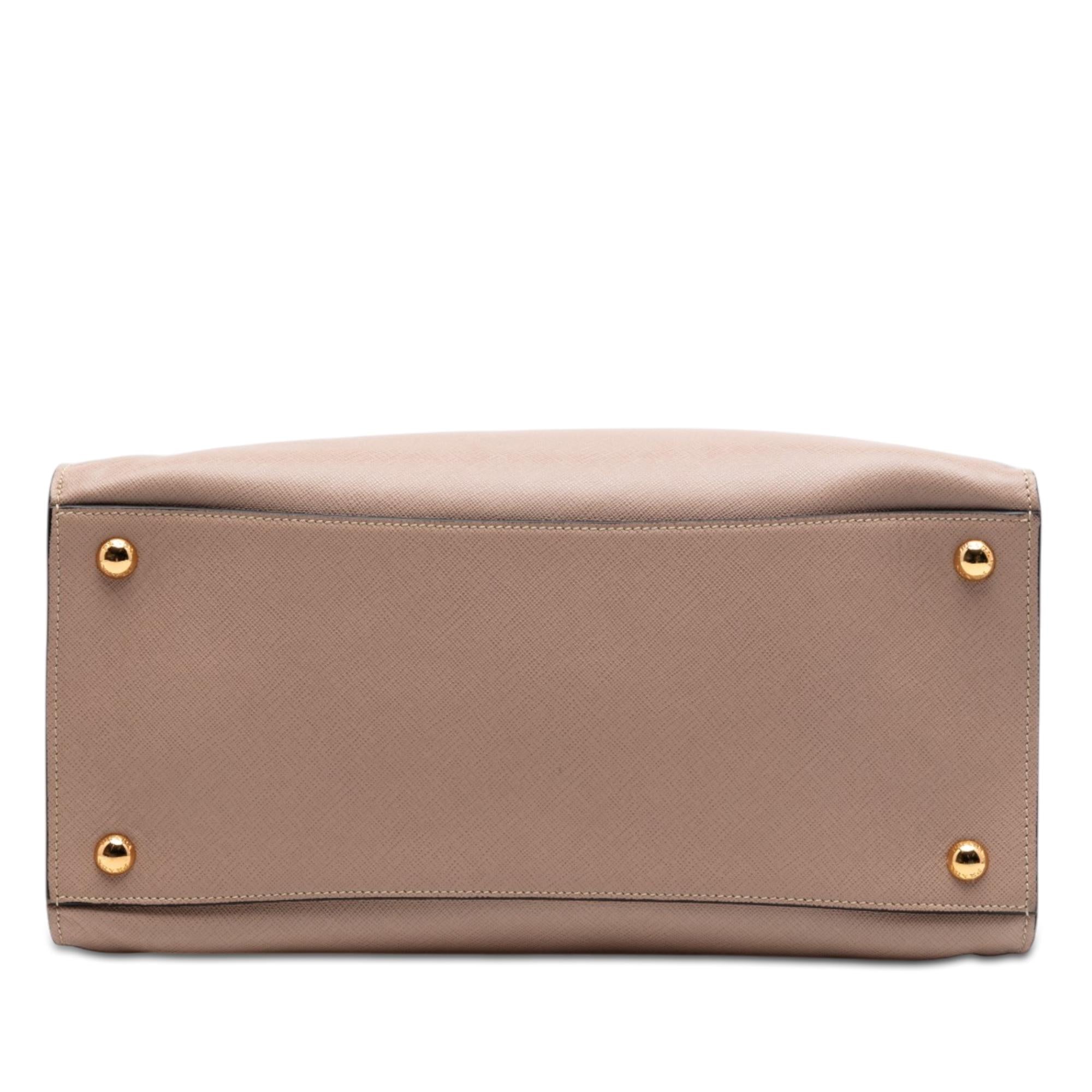Prada Saffiano Soft Triple Pocket Tote
