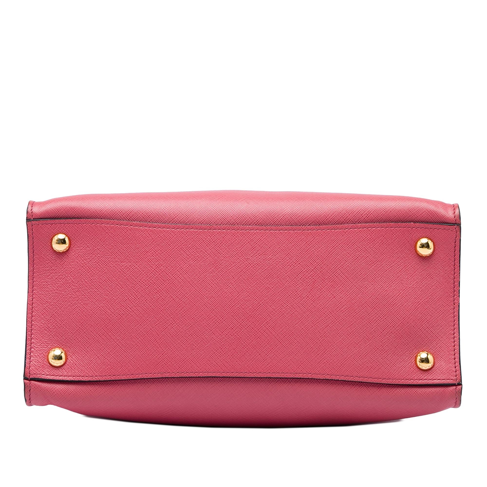 Prada Saffiano Soft Triple Pocket Tote