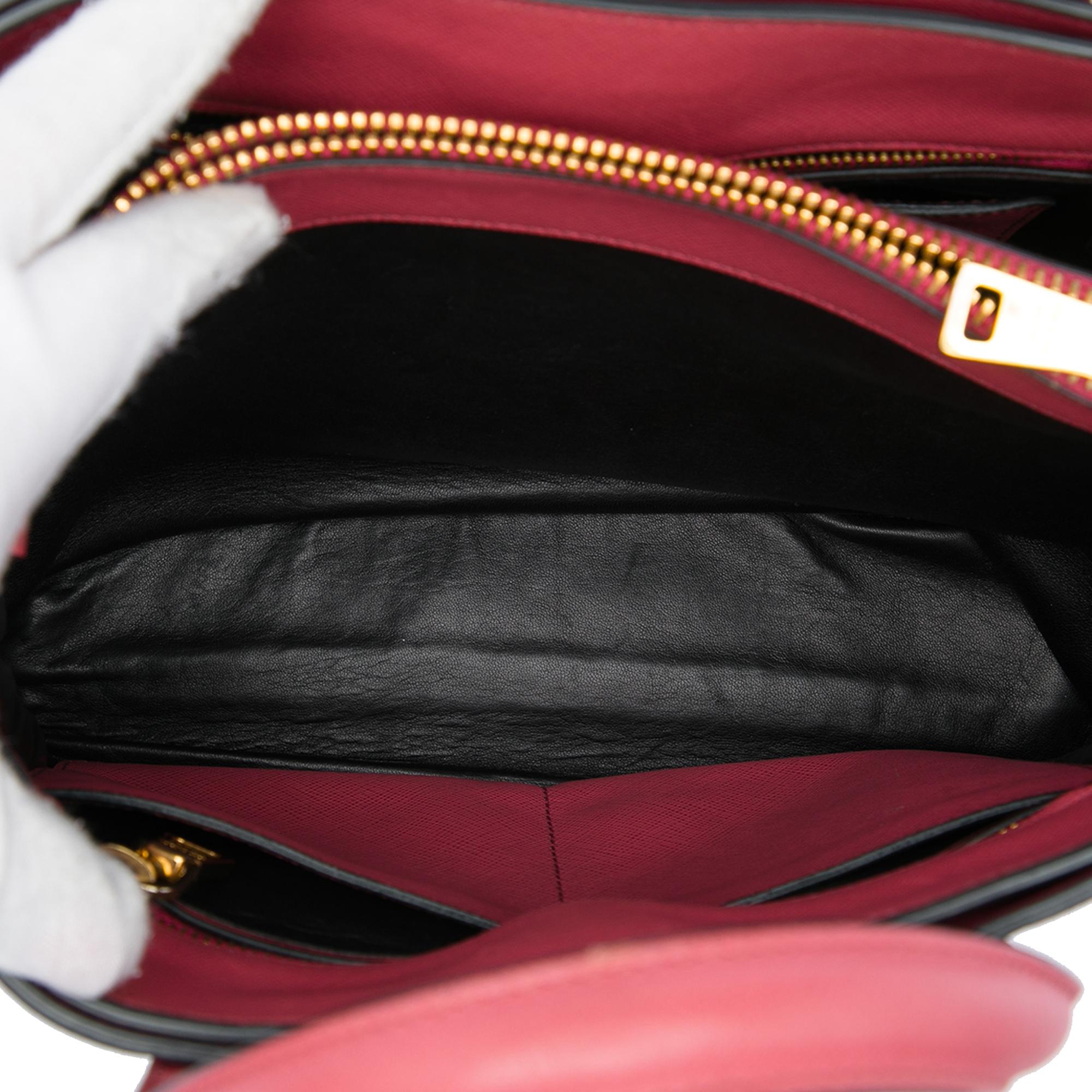 Prada Saffiano Soft Triple Pocket Tote