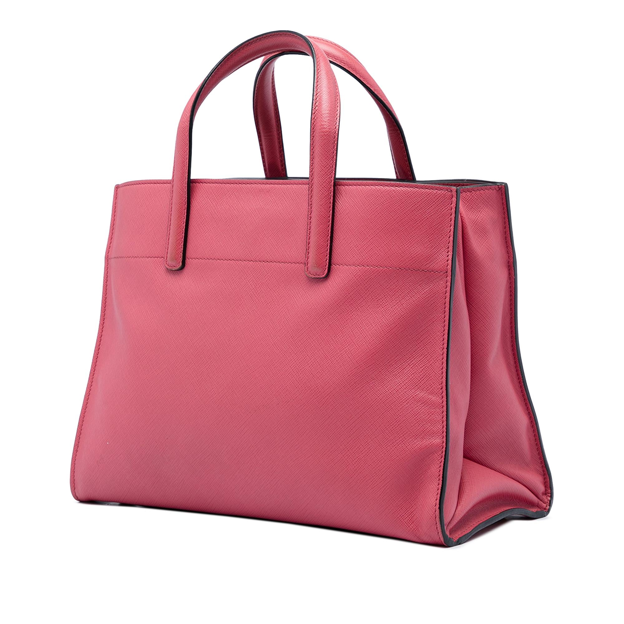 Prada Saffiano Soft Triple Pocket Tote