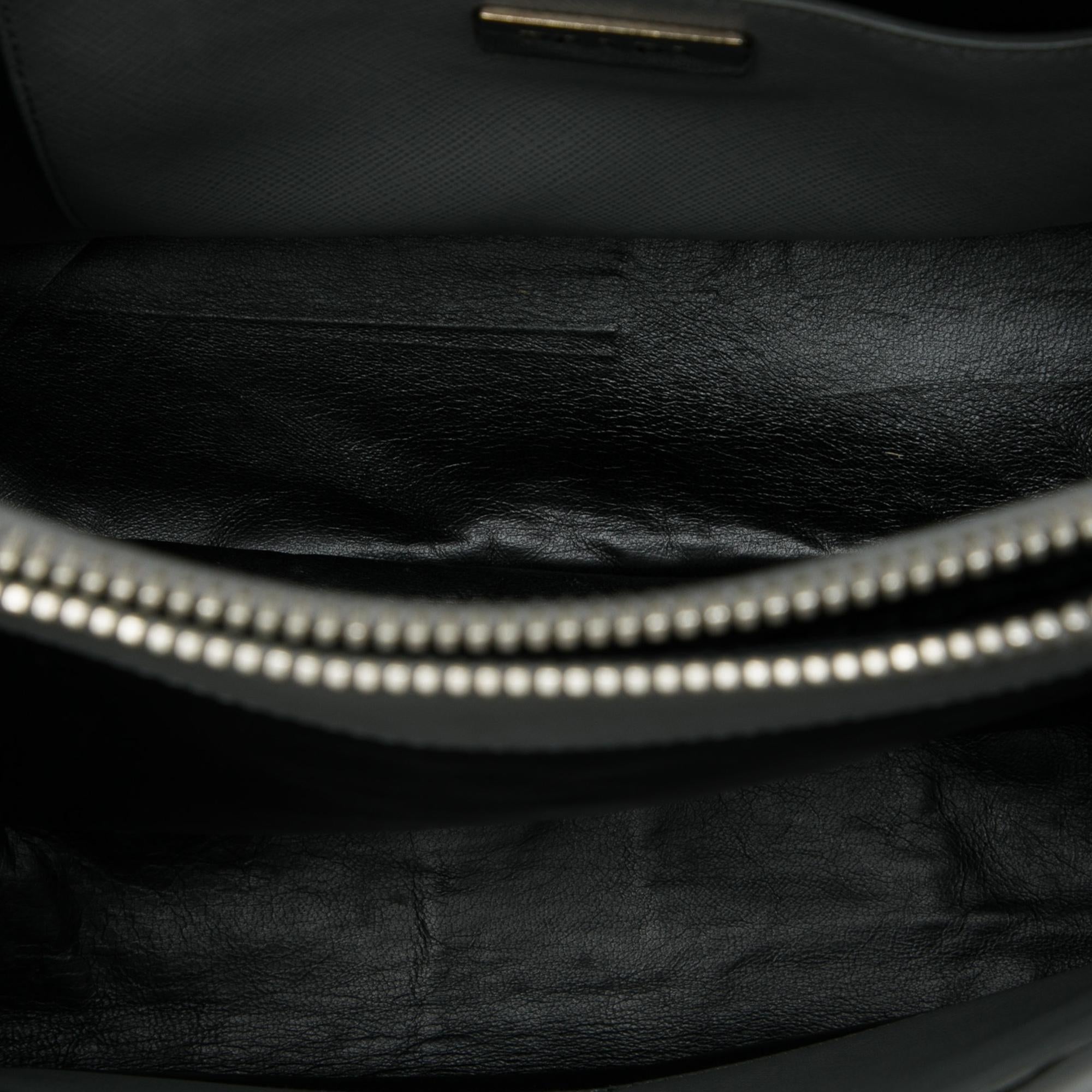 Prada Saffiano Soft Triple Pocket Tote
