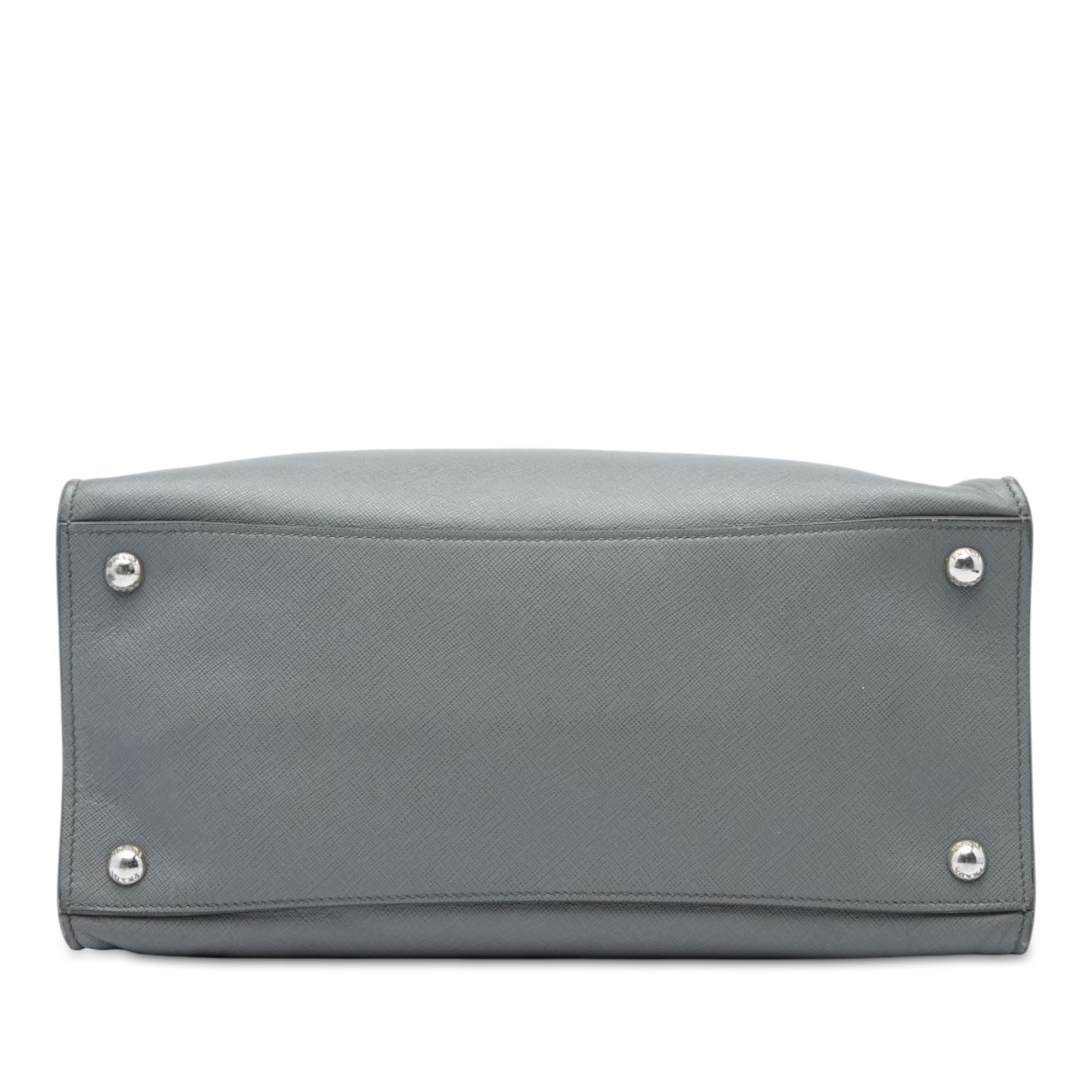 Prada Saffiano Soft Triple Pocket Tote