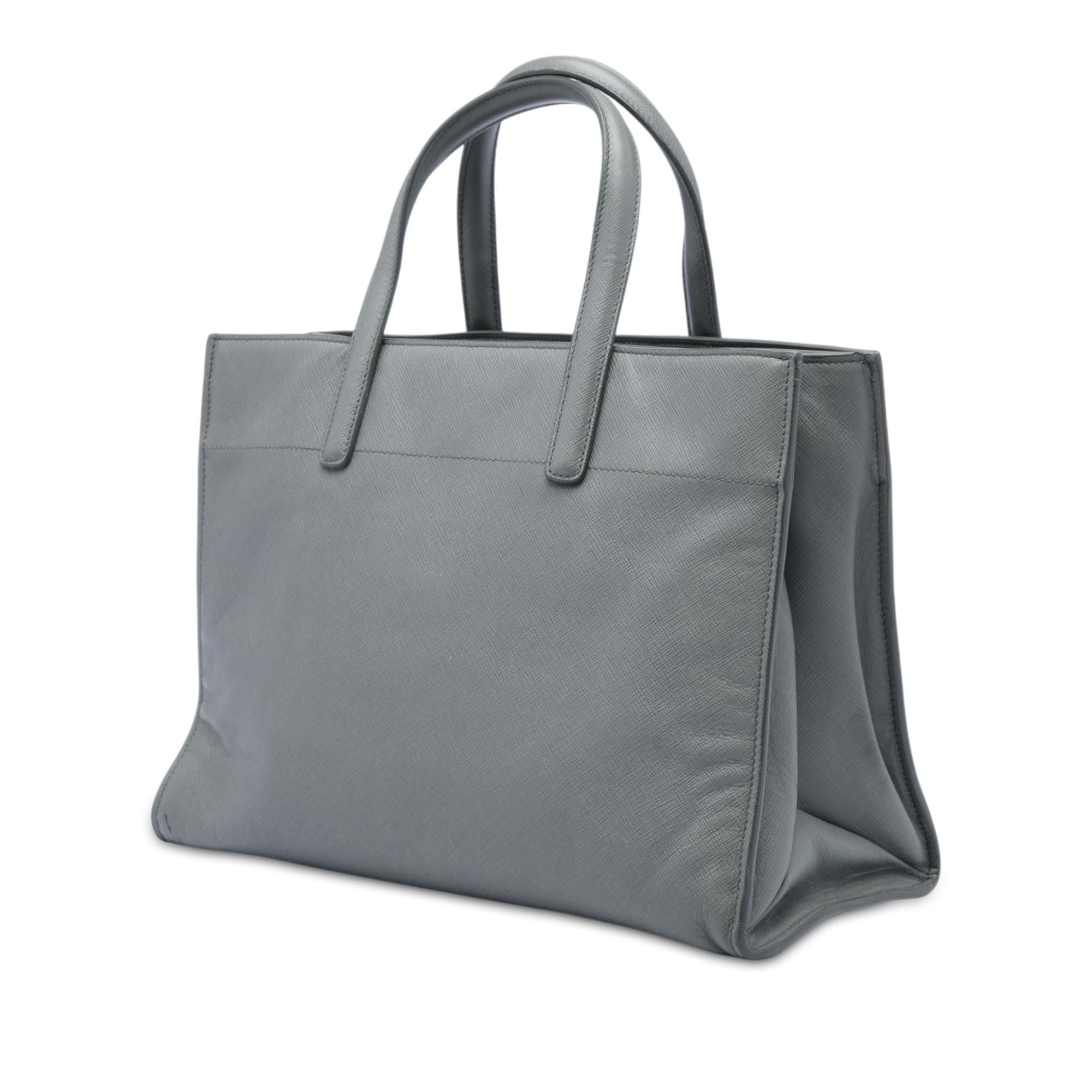 Prada Saffiano Soft Triple Pocket Tote