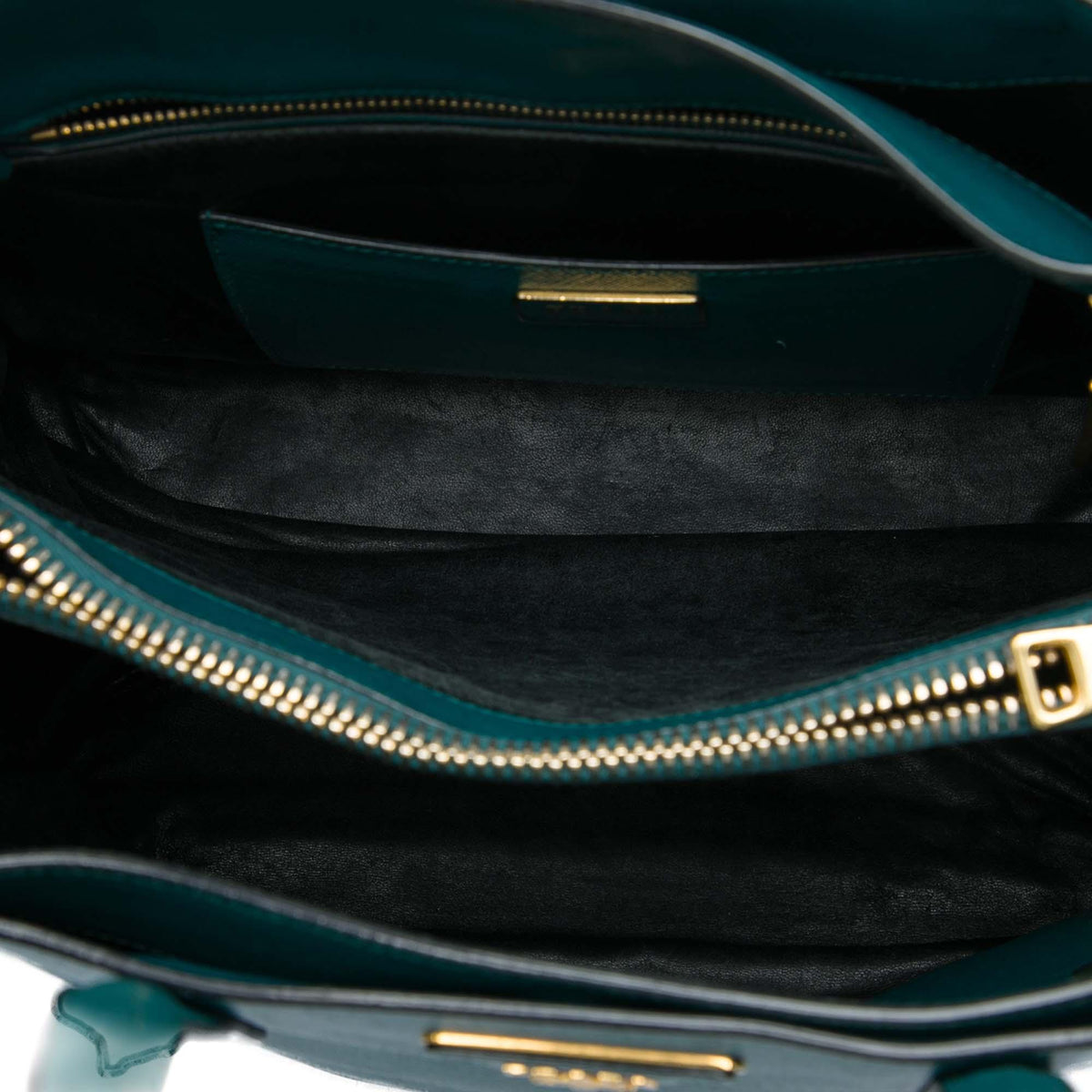 Prada Saffiano Soft Triple Pocket Tote