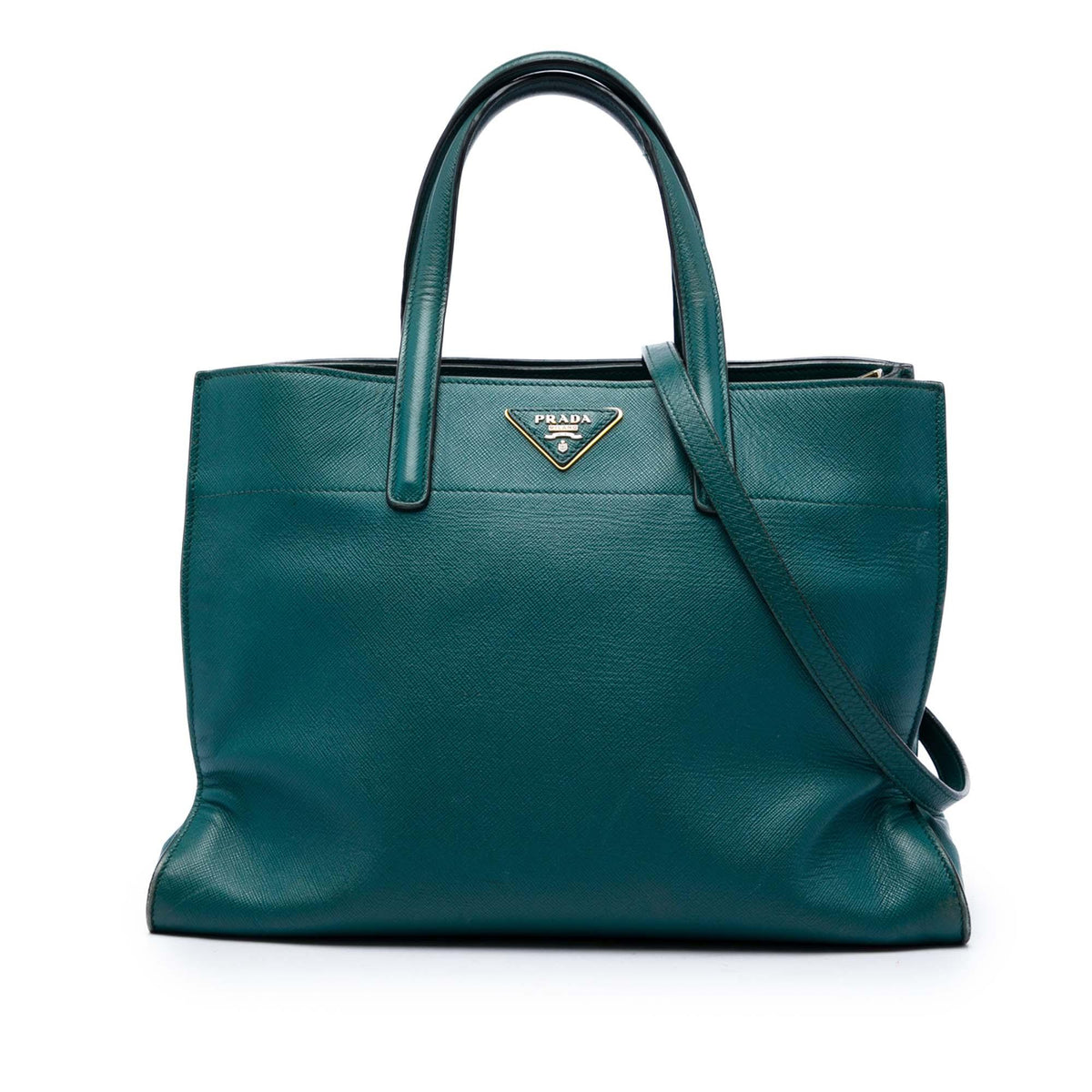Prada Saffiano Soft Triple Pocket Tote