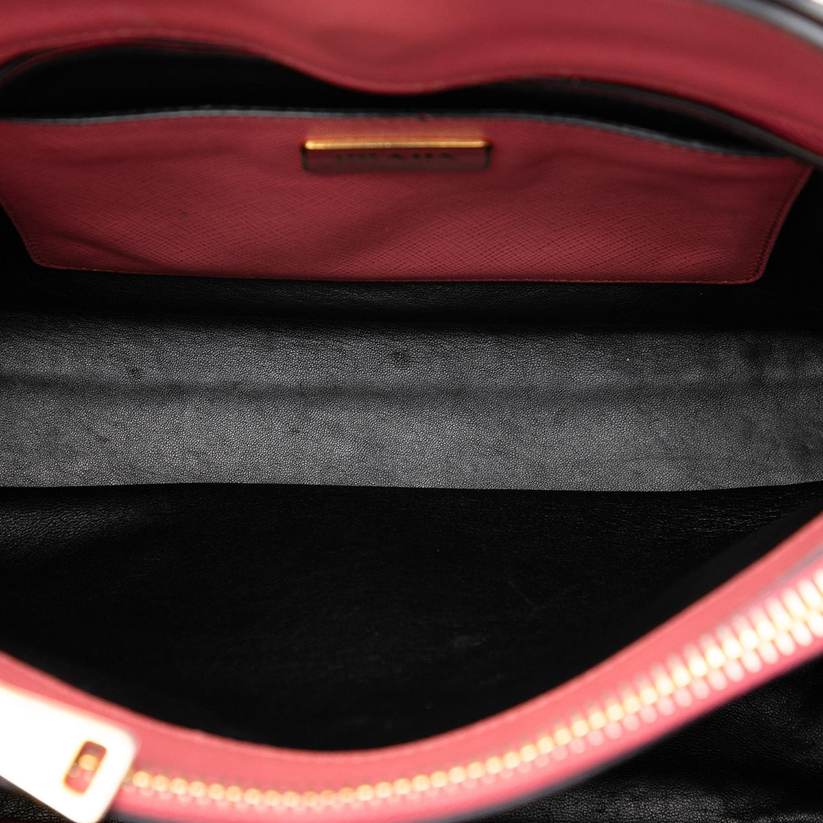 Prada Saffiano Soft Triple Pocket Tote