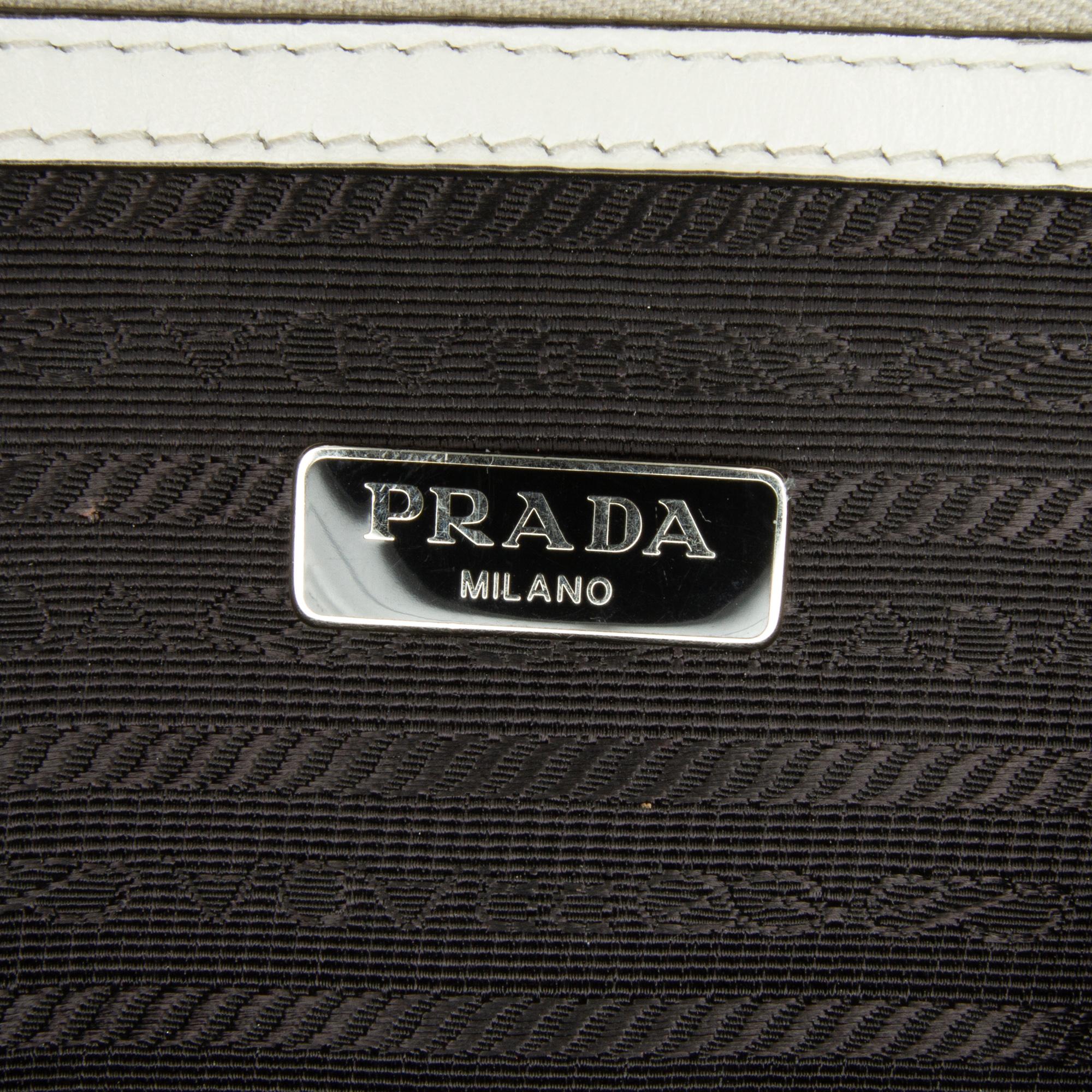 Prada Saffiano Sound Lock Chain Crossbody (SHG-ZhdTE1)