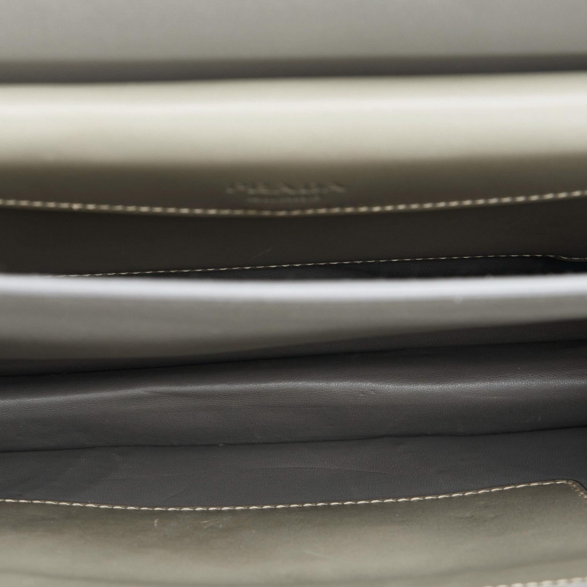 Prada Saffiano Sound Lock Satchel (SHG-IM7YdR)