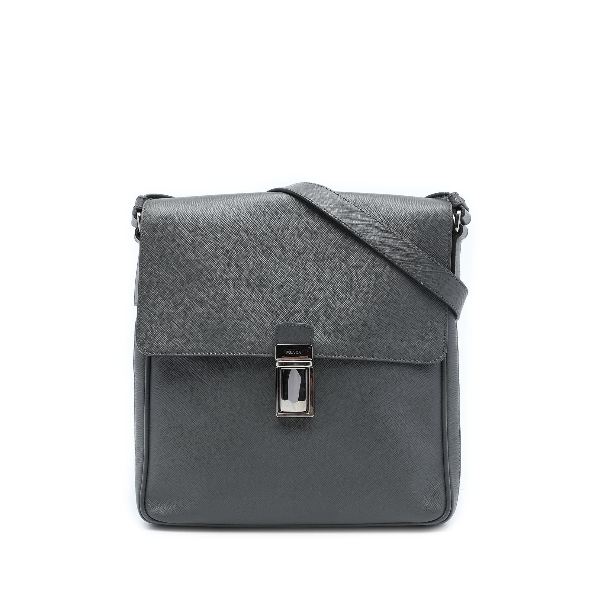 Prada Saffiano Travel Messenger Bag