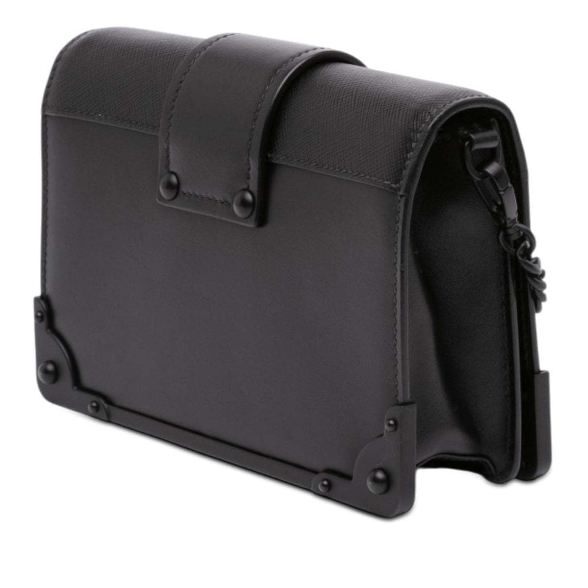 Prada Saffiano Trimmed City Calf Cahier Crossbody