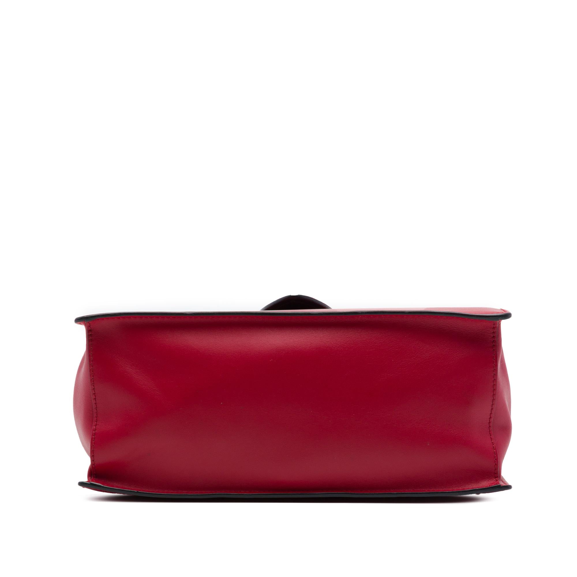Prada Saffiano Trimmed City Calf Cahier Satchel