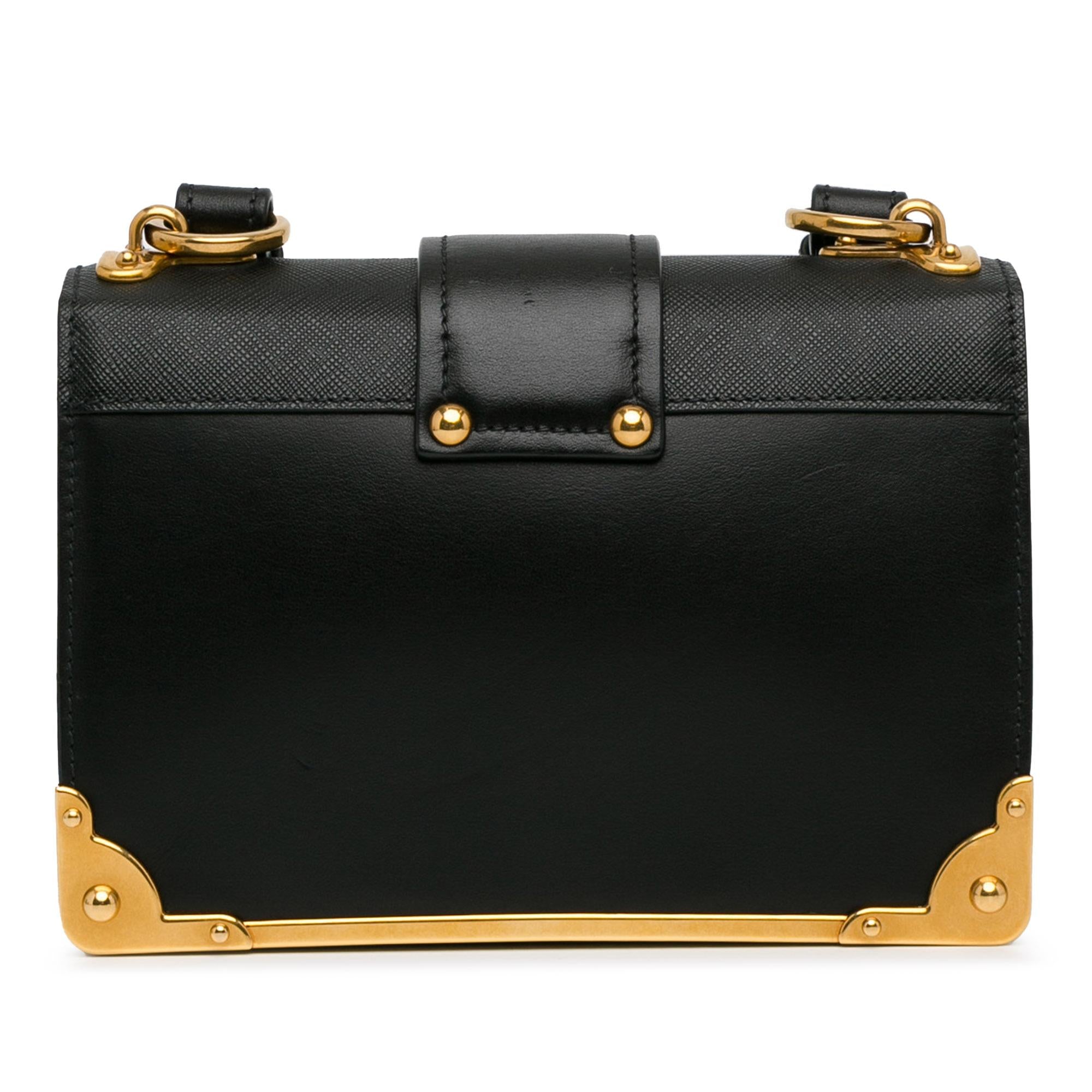 Prada Saffiano Trimmed City Calf Cahier (SHG-NqRoWz)