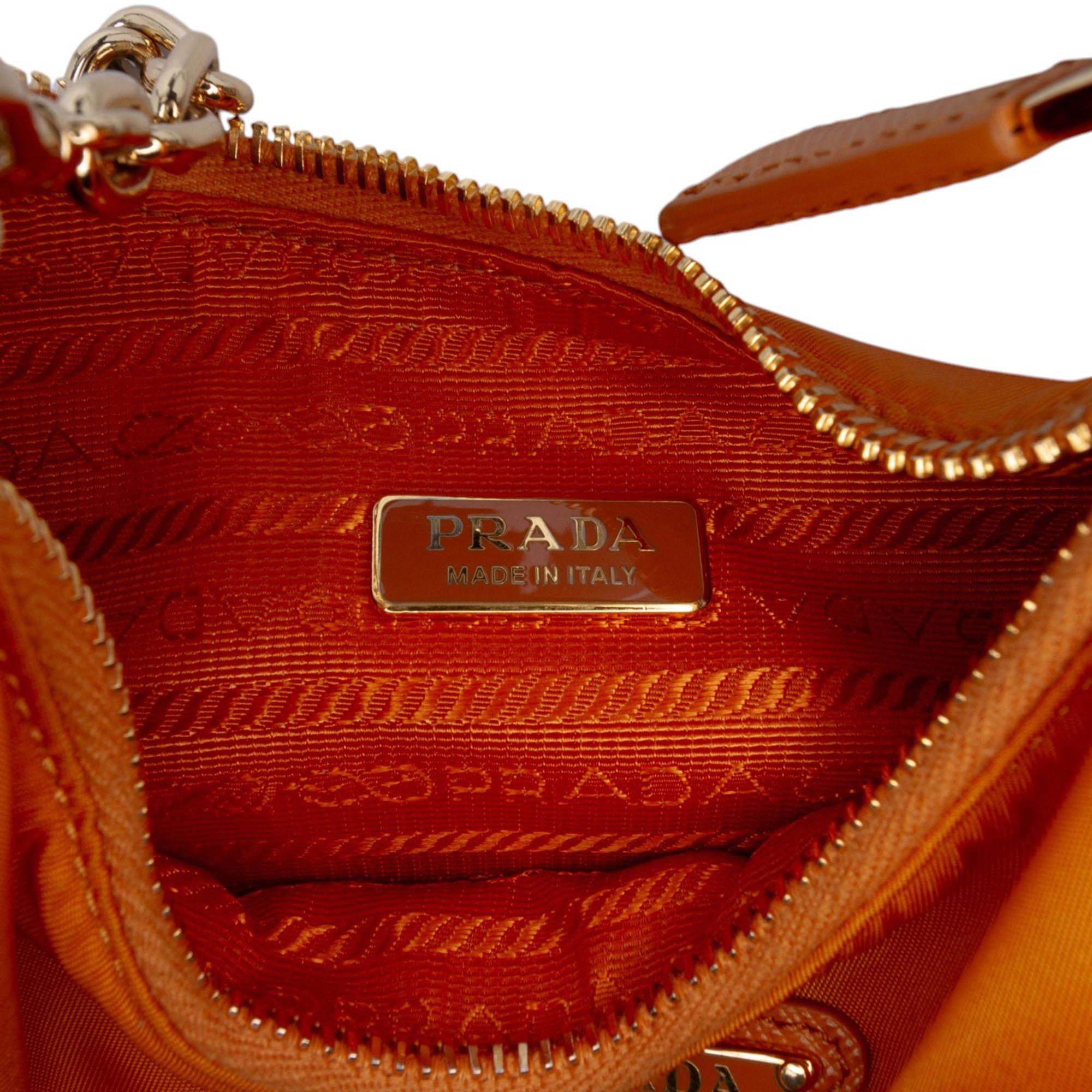 Prada Saffiano Trimmed Re Nylon Re Edition 2005 Satchel