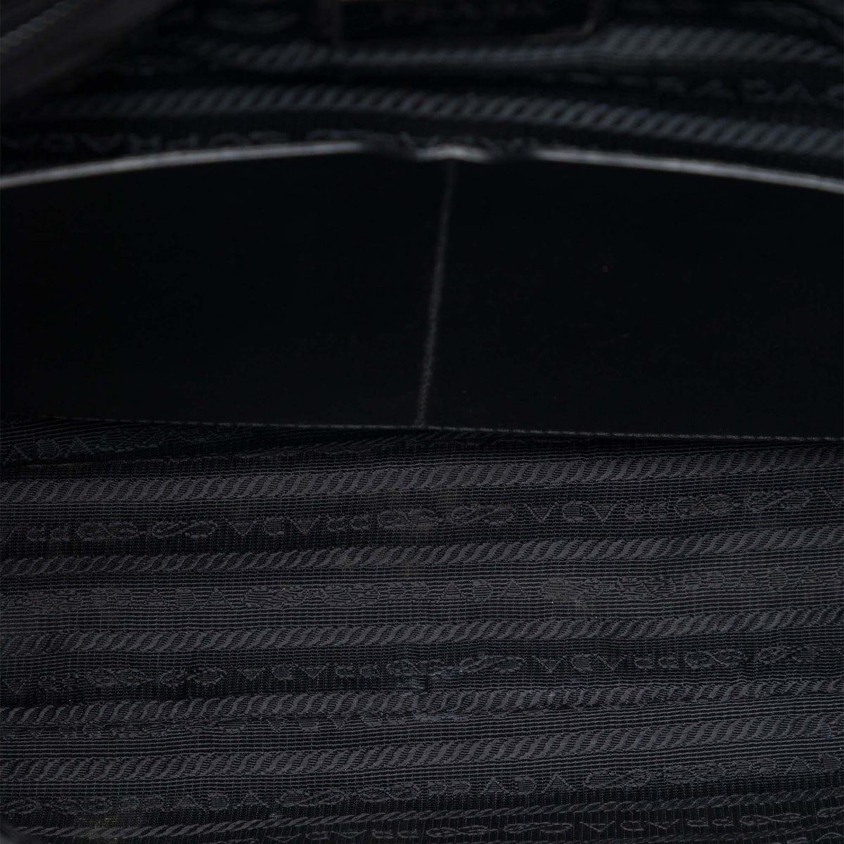 Prada Saffiano Trimmed Tessuto Buckle Messenger Bag