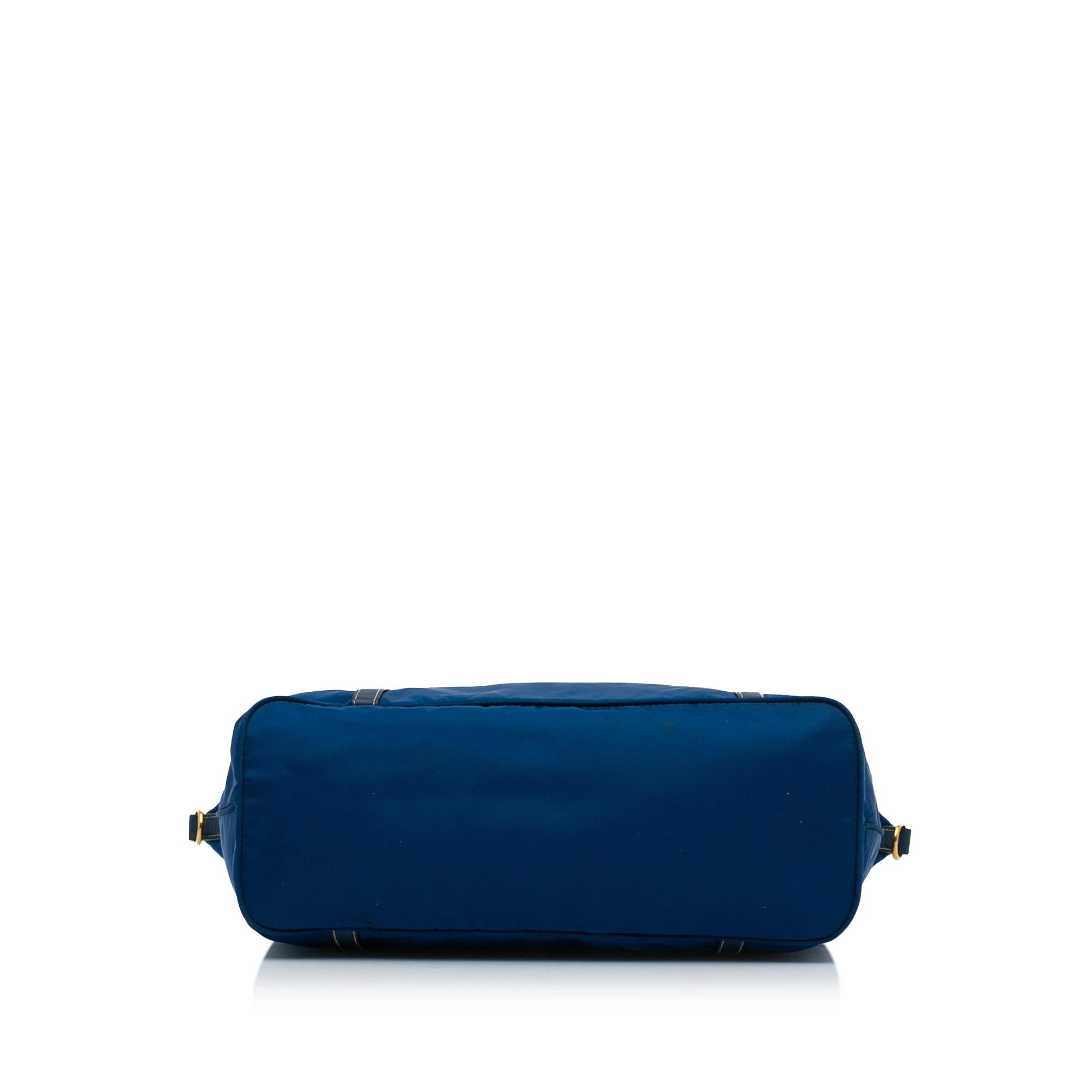 Prada Saffiano Trimmed Tessuto Satchel (SHG-atCbbP)