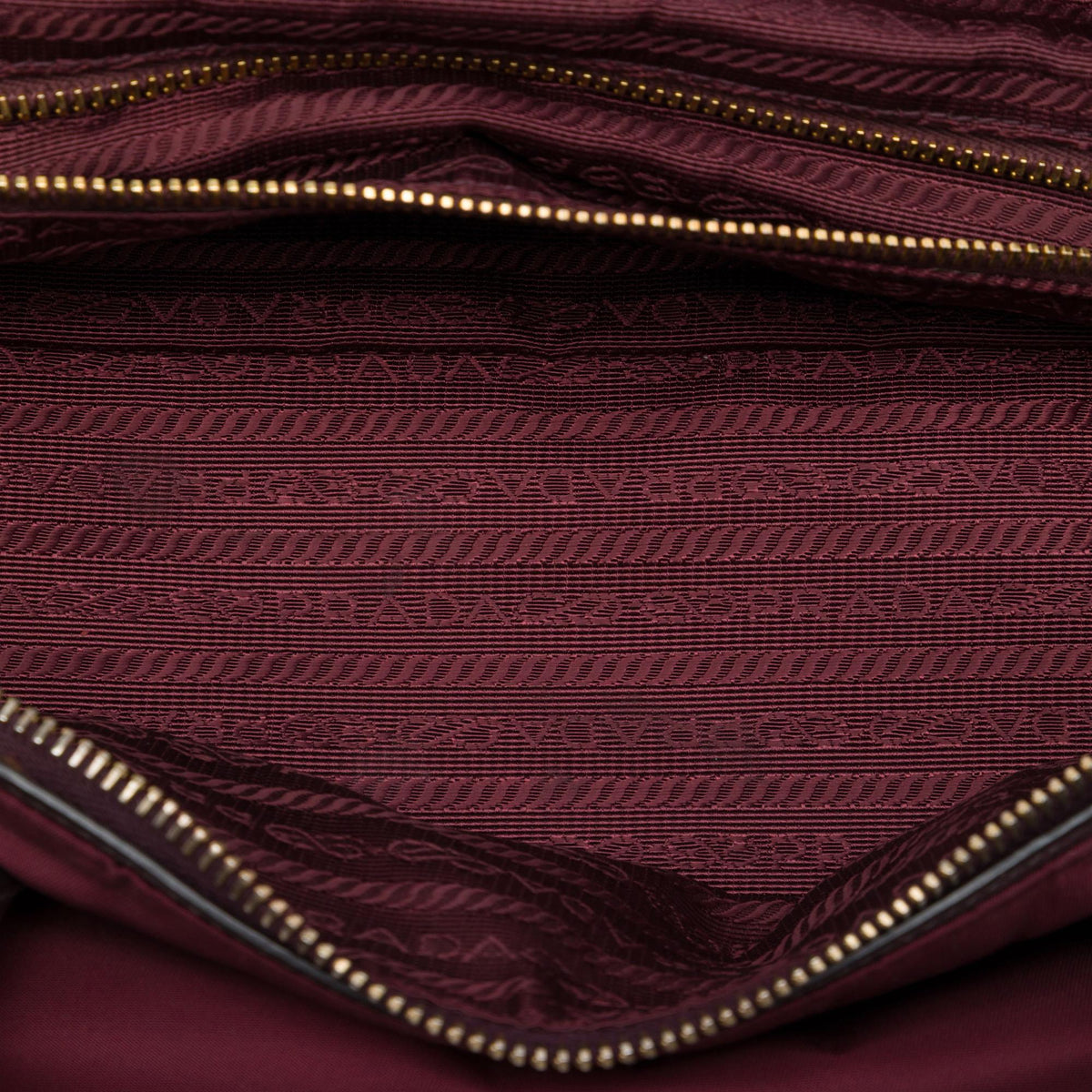 Prada Saffiano Trimmed Tessuto Satchel