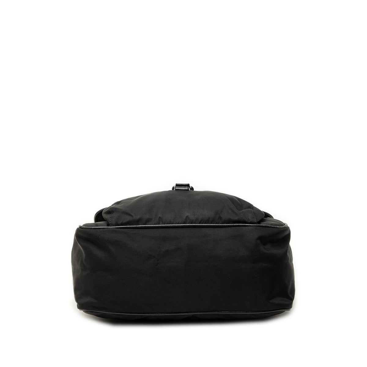 Prada Saffiano Trimmed Tessuto Shoulder Bag