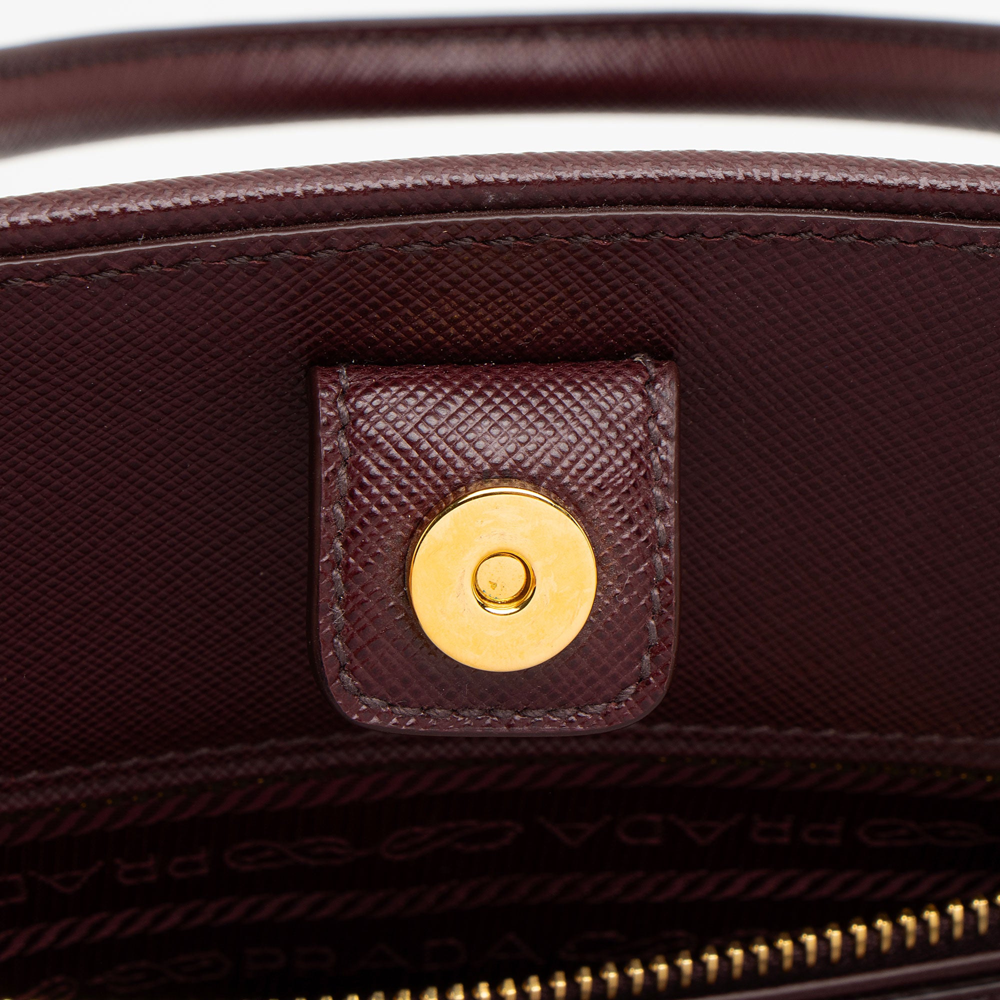 Prada Saffiano Vernice Lux Promenade Satchel