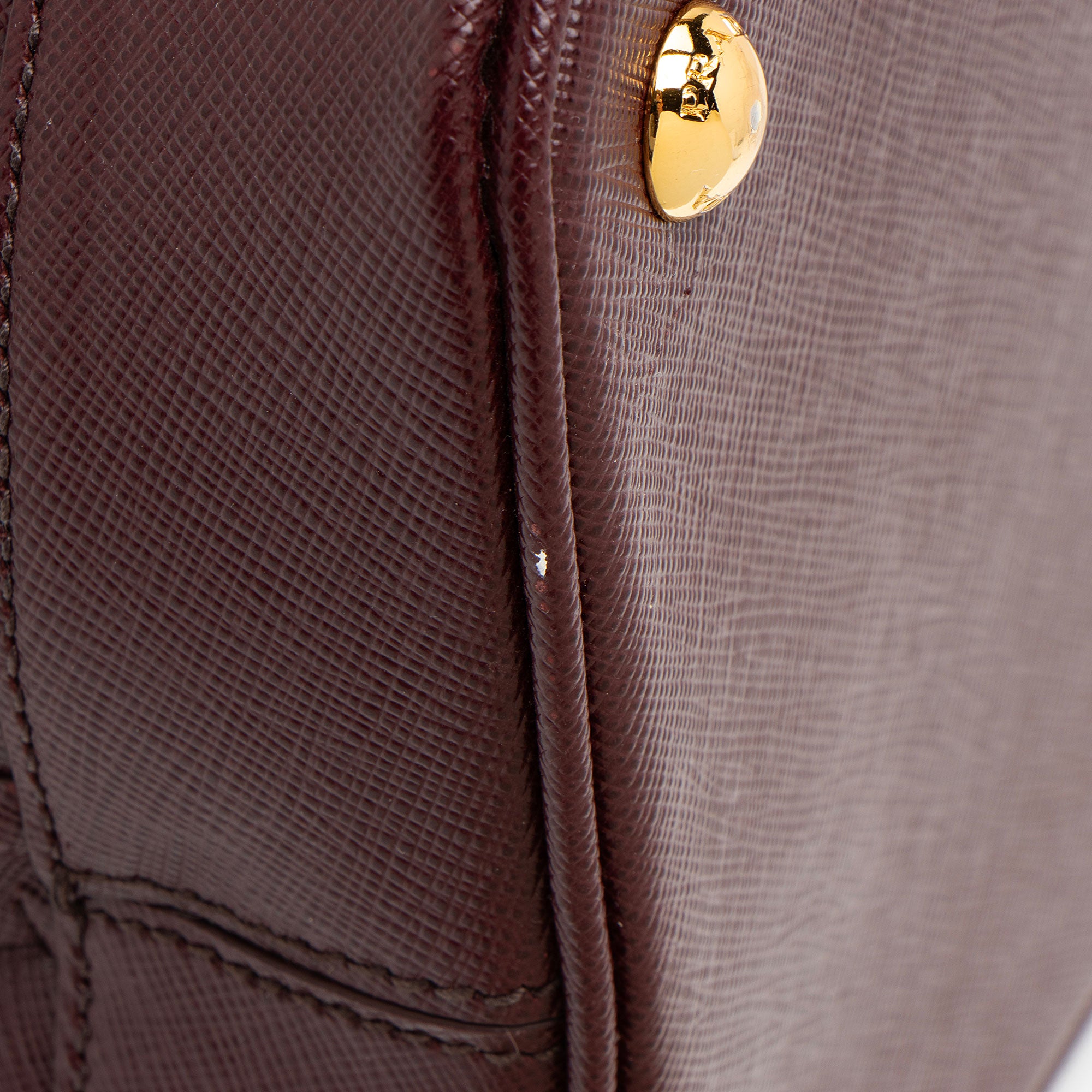 Prada Saffiano Vernice Lux Promenade Satchel