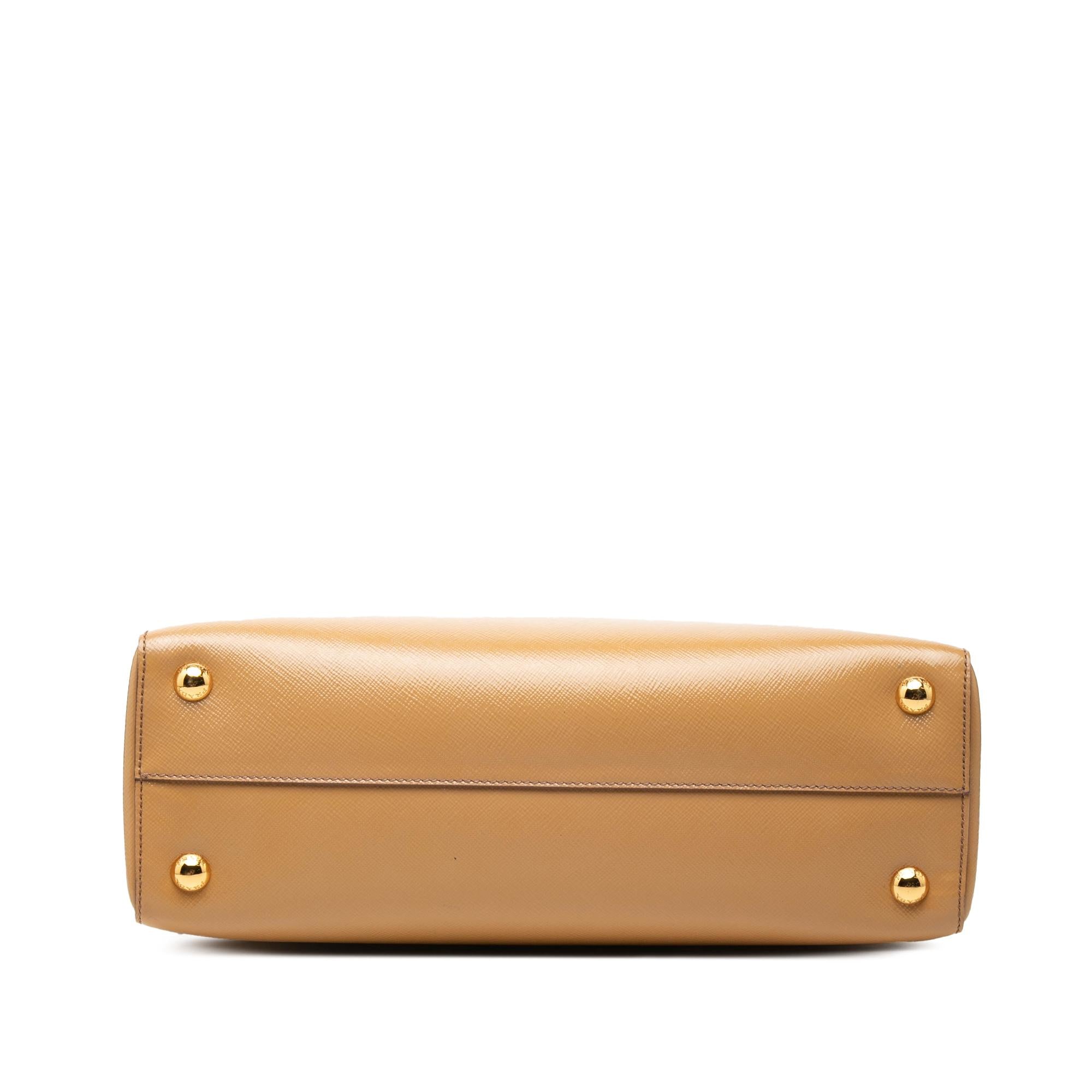 Prada Saffiano Vernice Parabole Satchel