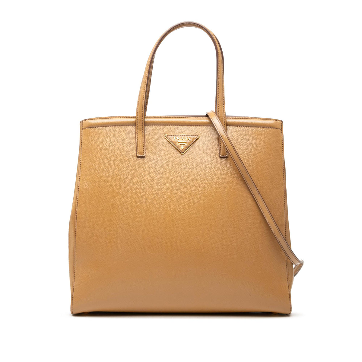Prada Saffiano Vernice Parabole Satchel
