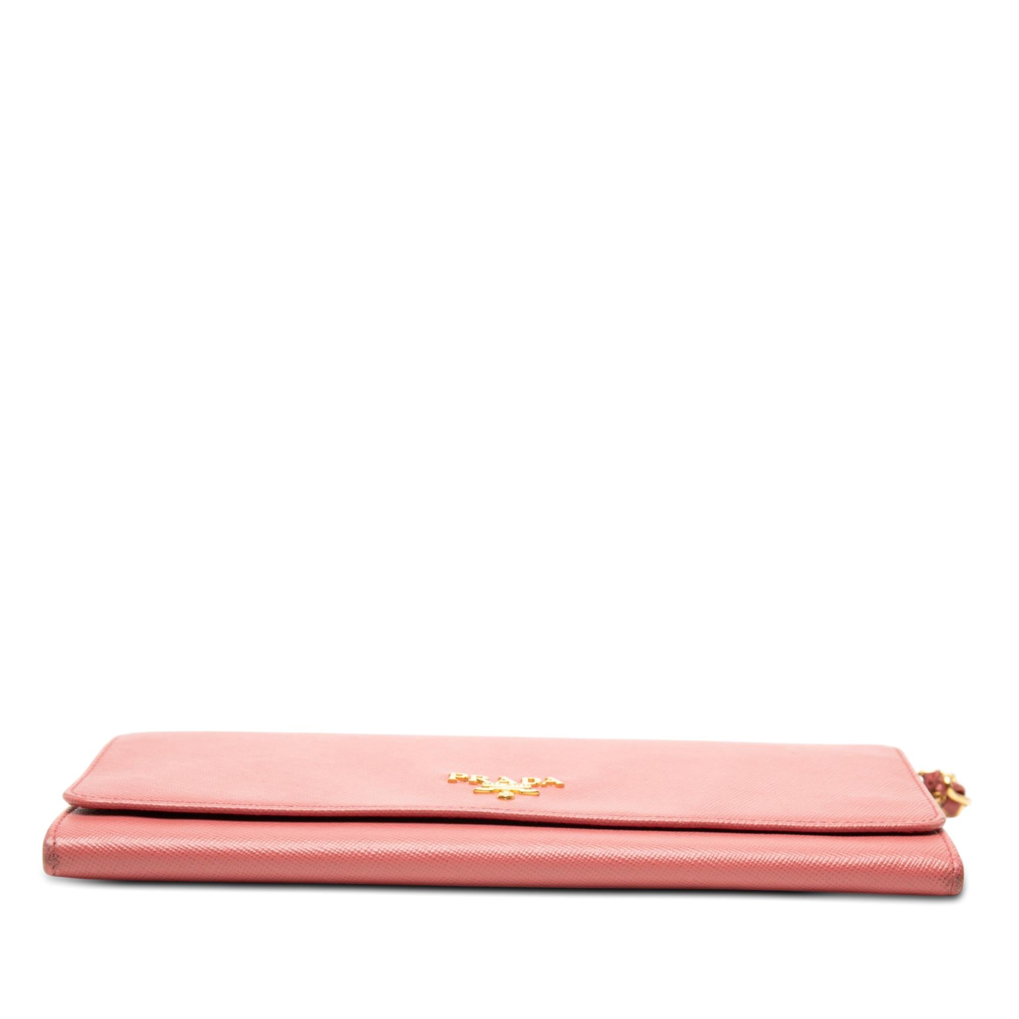 Prada Saffiano Wallet On Chain