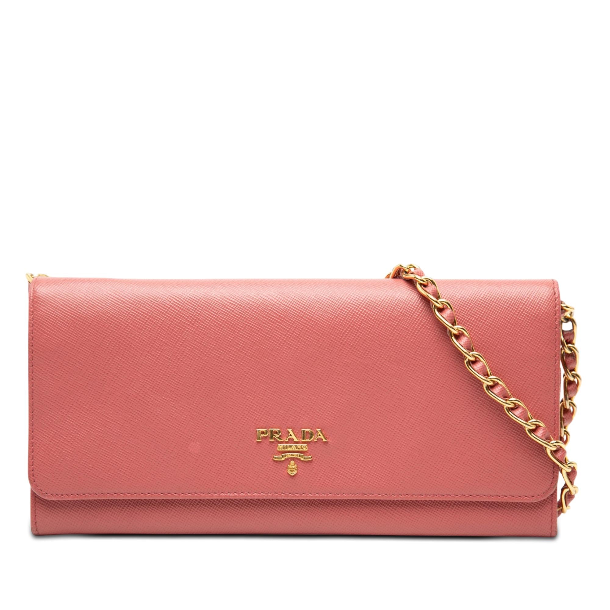 Prada Saffiano Wallet On Chain