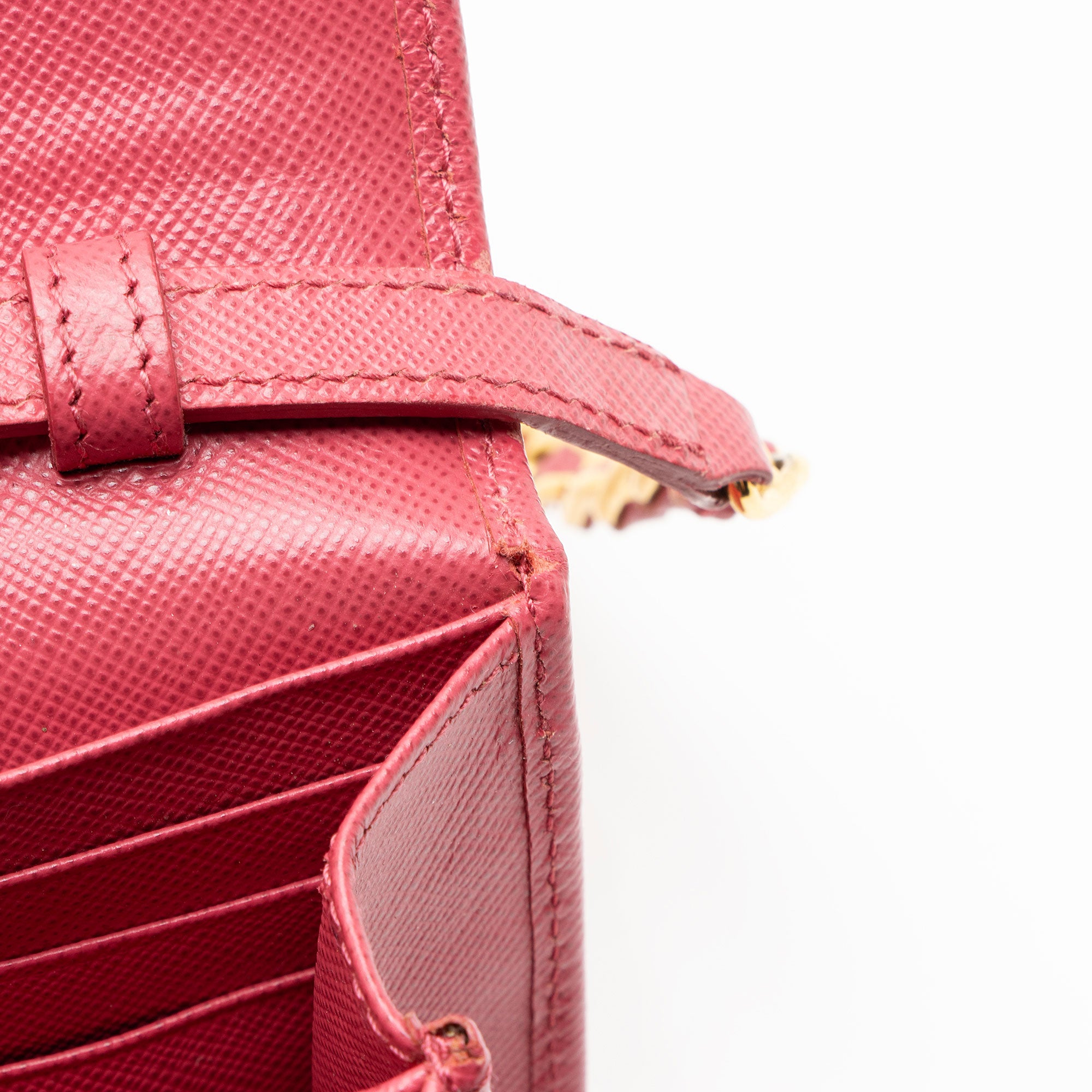 Prada Saffiano Wallet on Chain