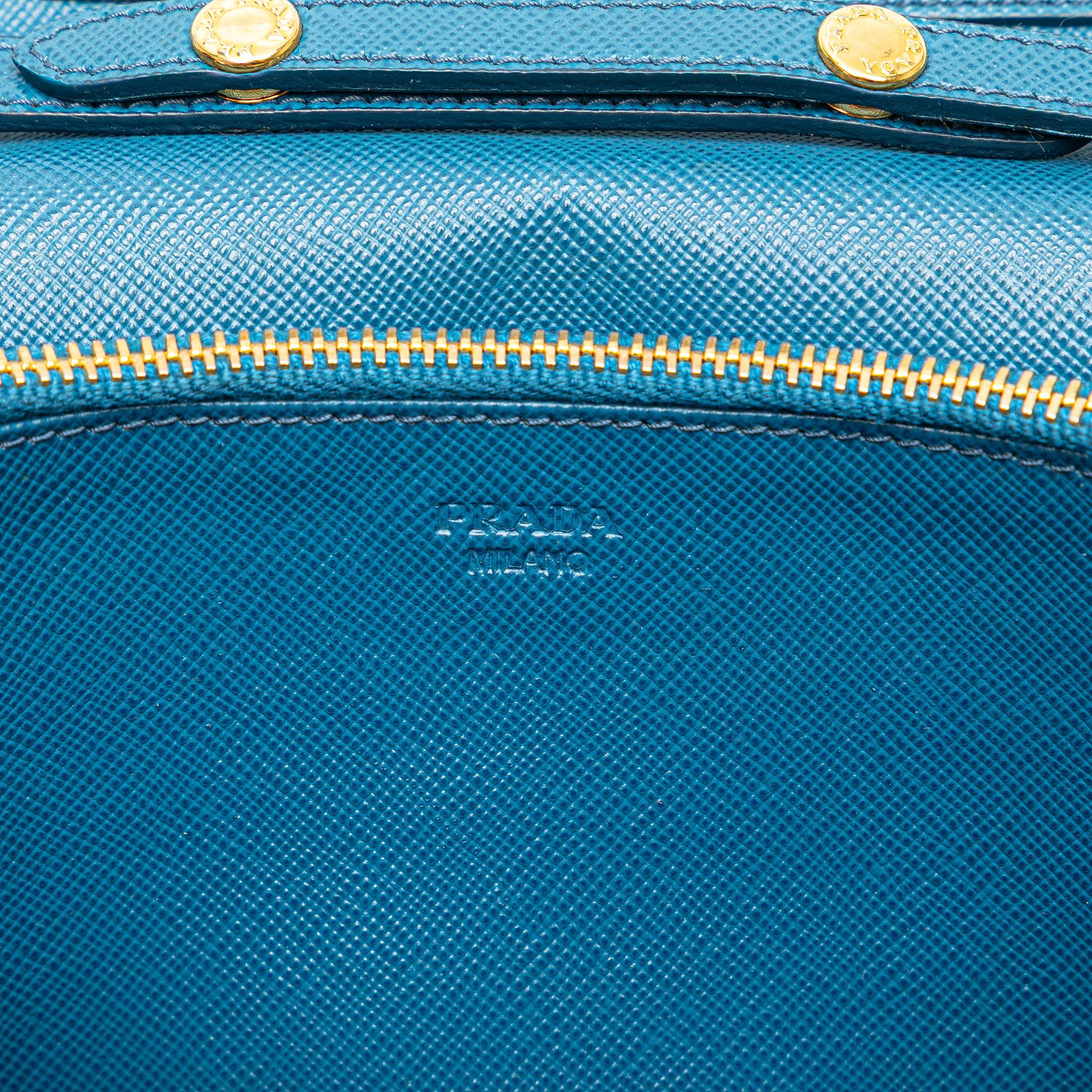 Prada Saffiano Wallet on Strap