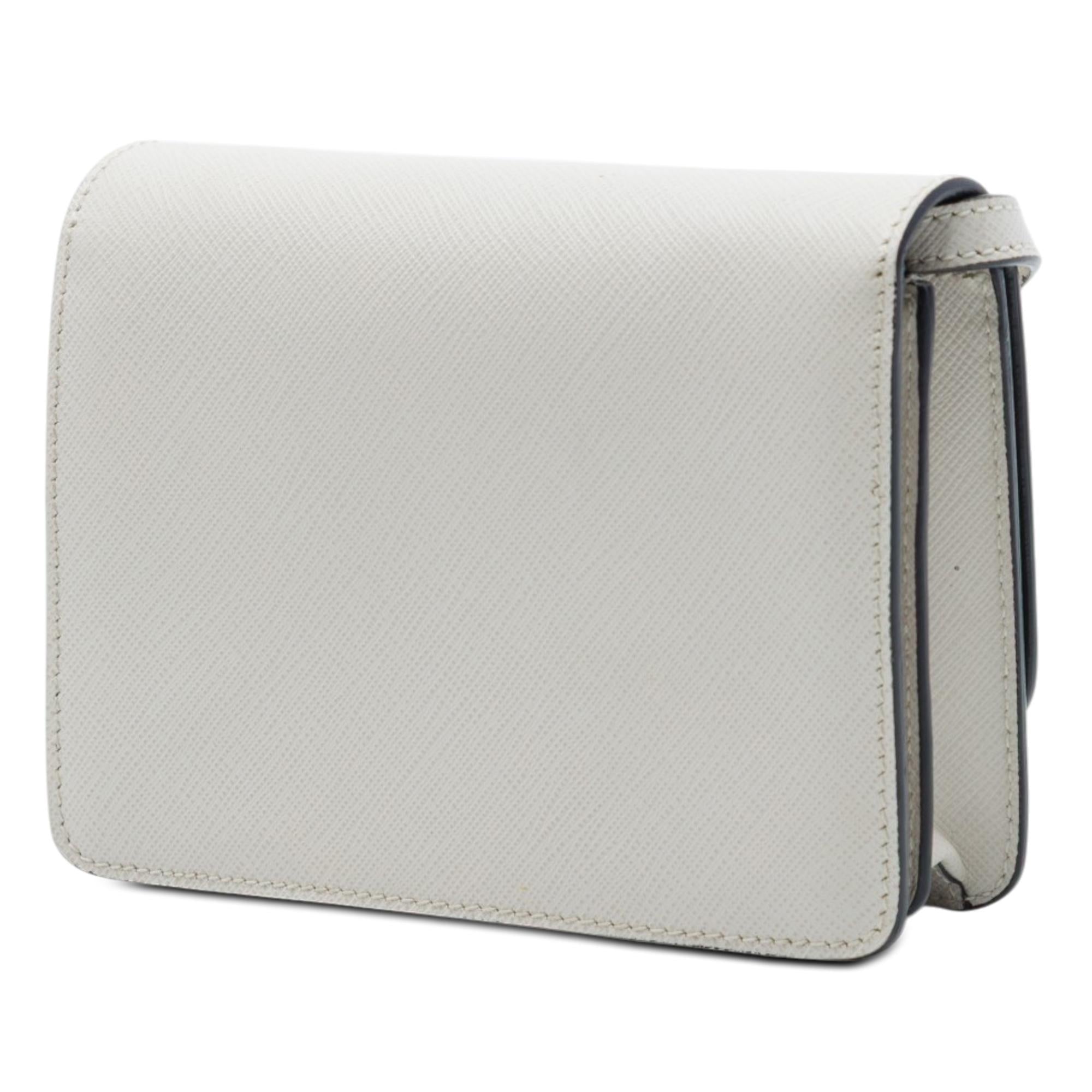 Prada Saffiano Wallet on Strap