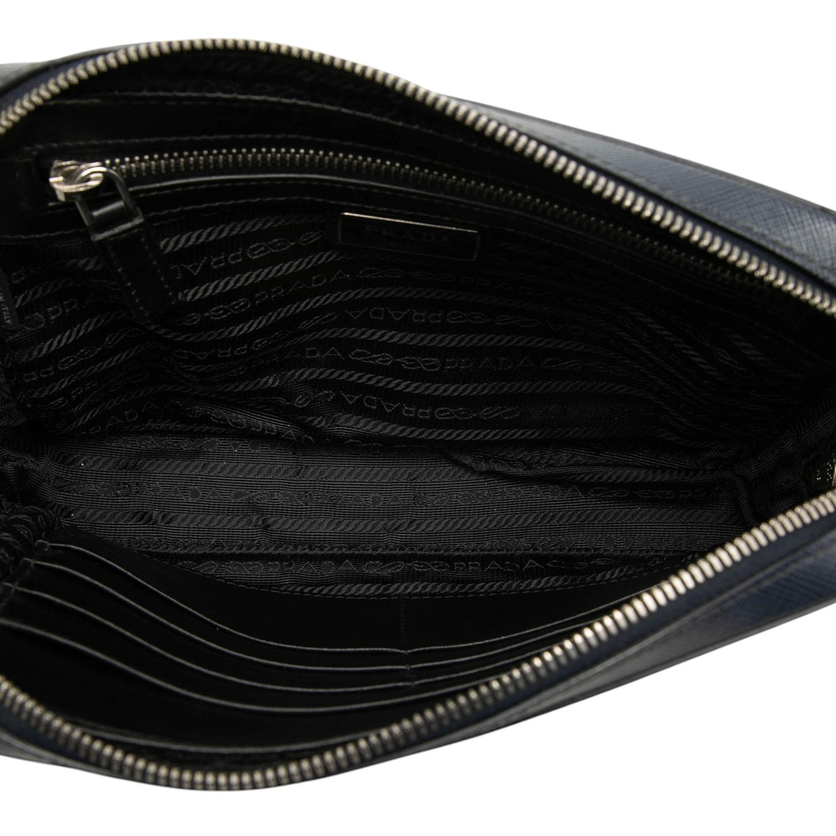 Prada Saffiano Wristlet Clutch
