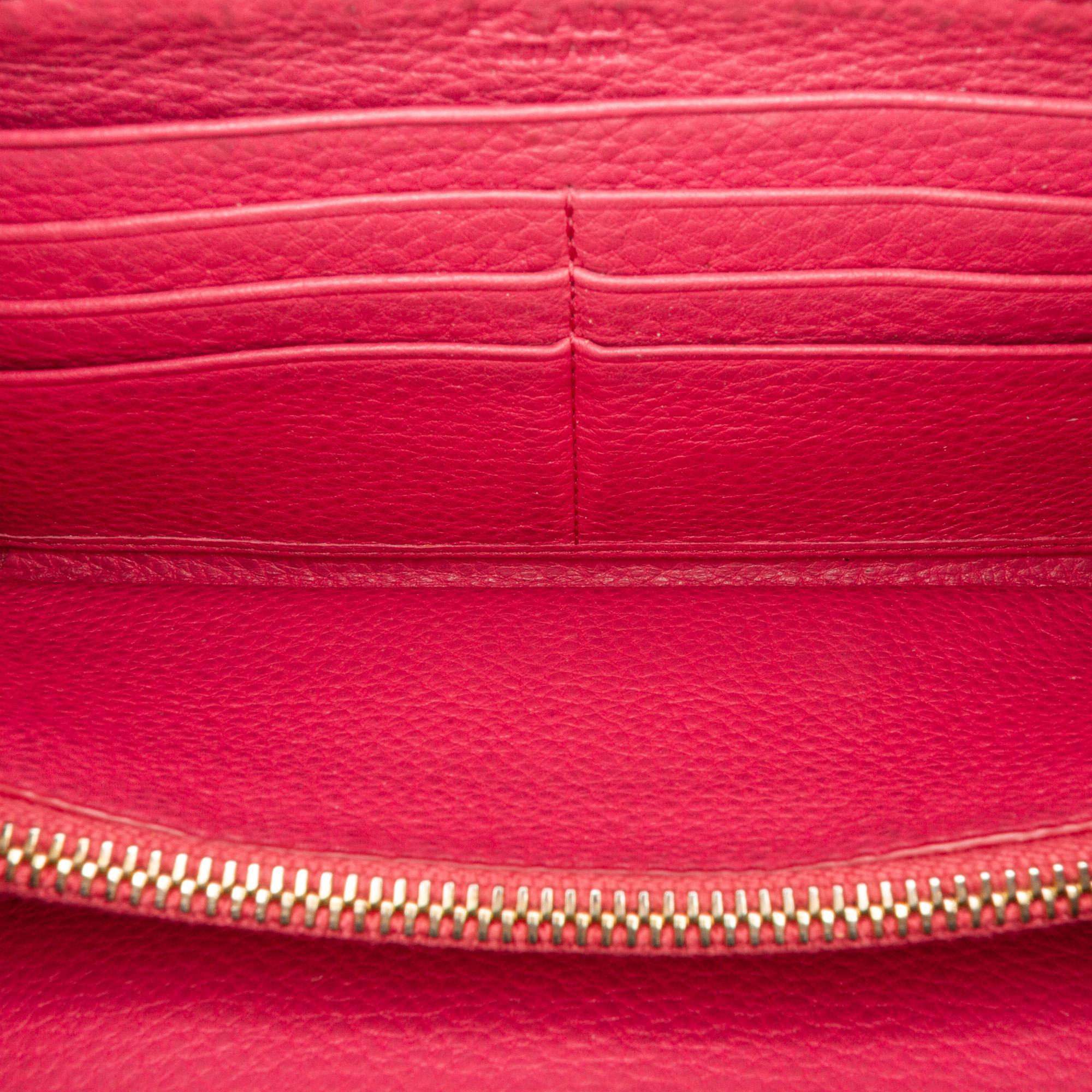 Prada Saffiano Zip Around Long Wallet (SHG-NcLSL6)