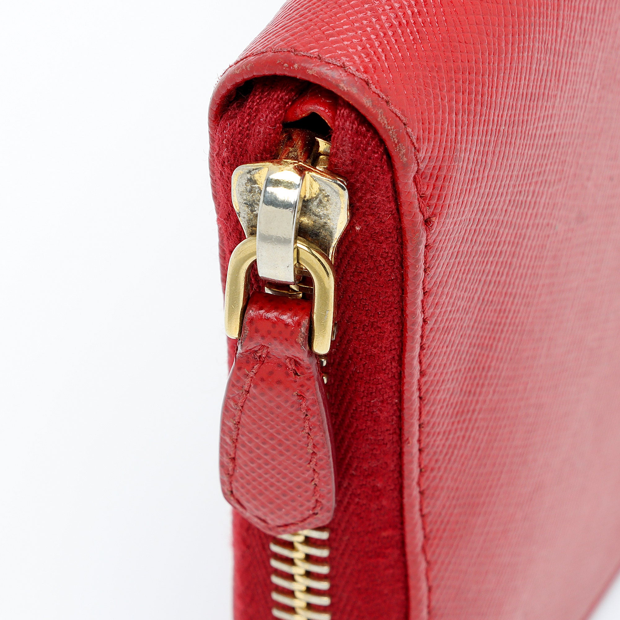 Prada Saffiano Zip Around Wallet (SHF-l6CXal)
