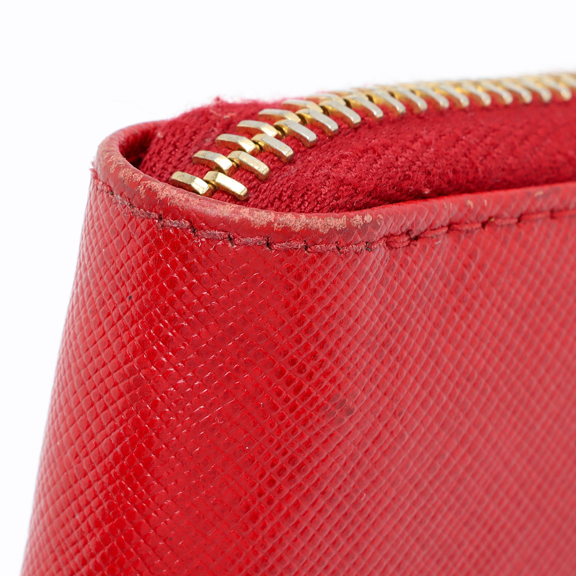 Prada Saffiano Zip Around Wallet (SHF-l6CXal)