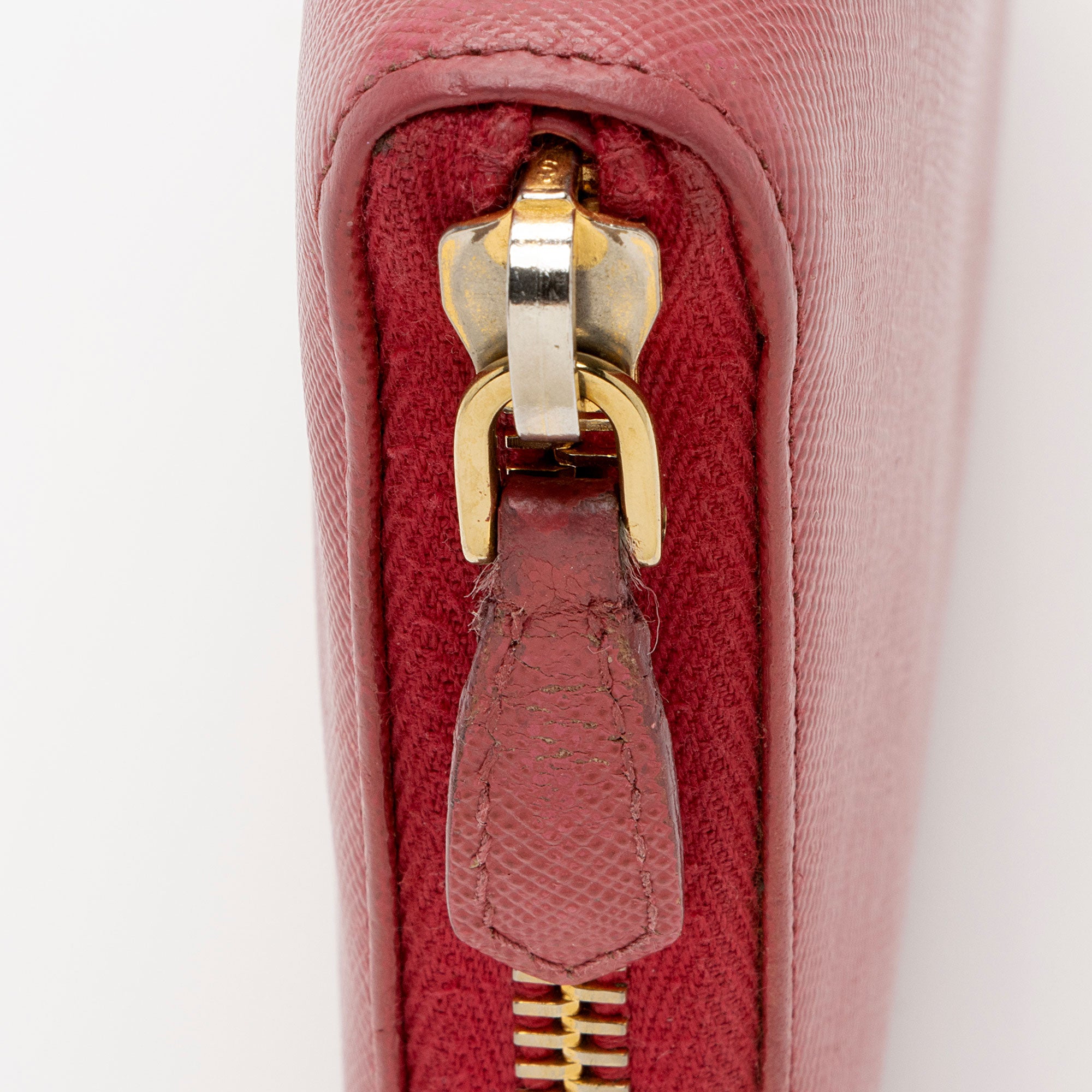 Prada Saffiano Zip Around Wallet (SHF-mZT3Q2)