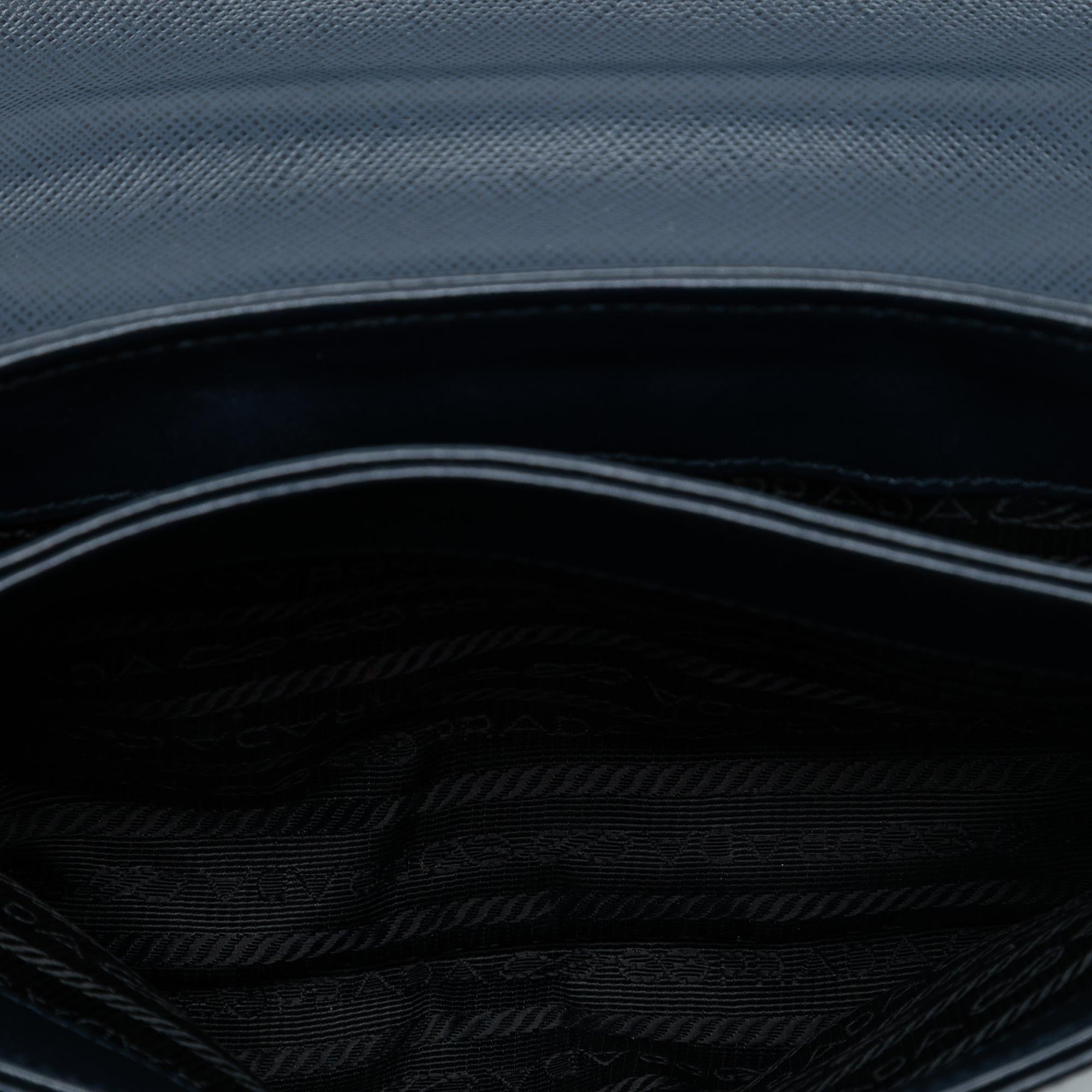 Prada Saffiano and City Calf Chain Crossbody