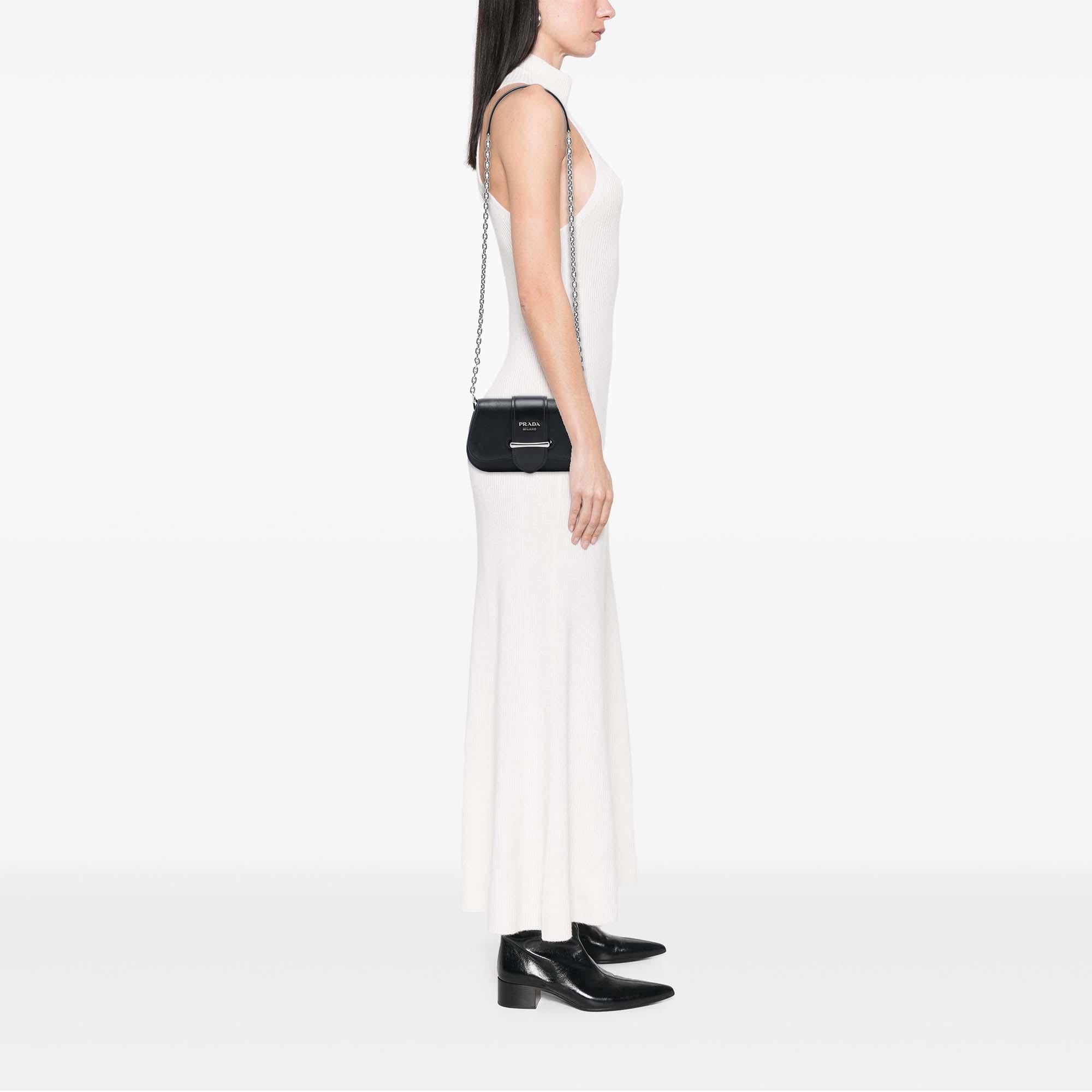 Prada Saffiano and City Calf Sidonie Crossbody