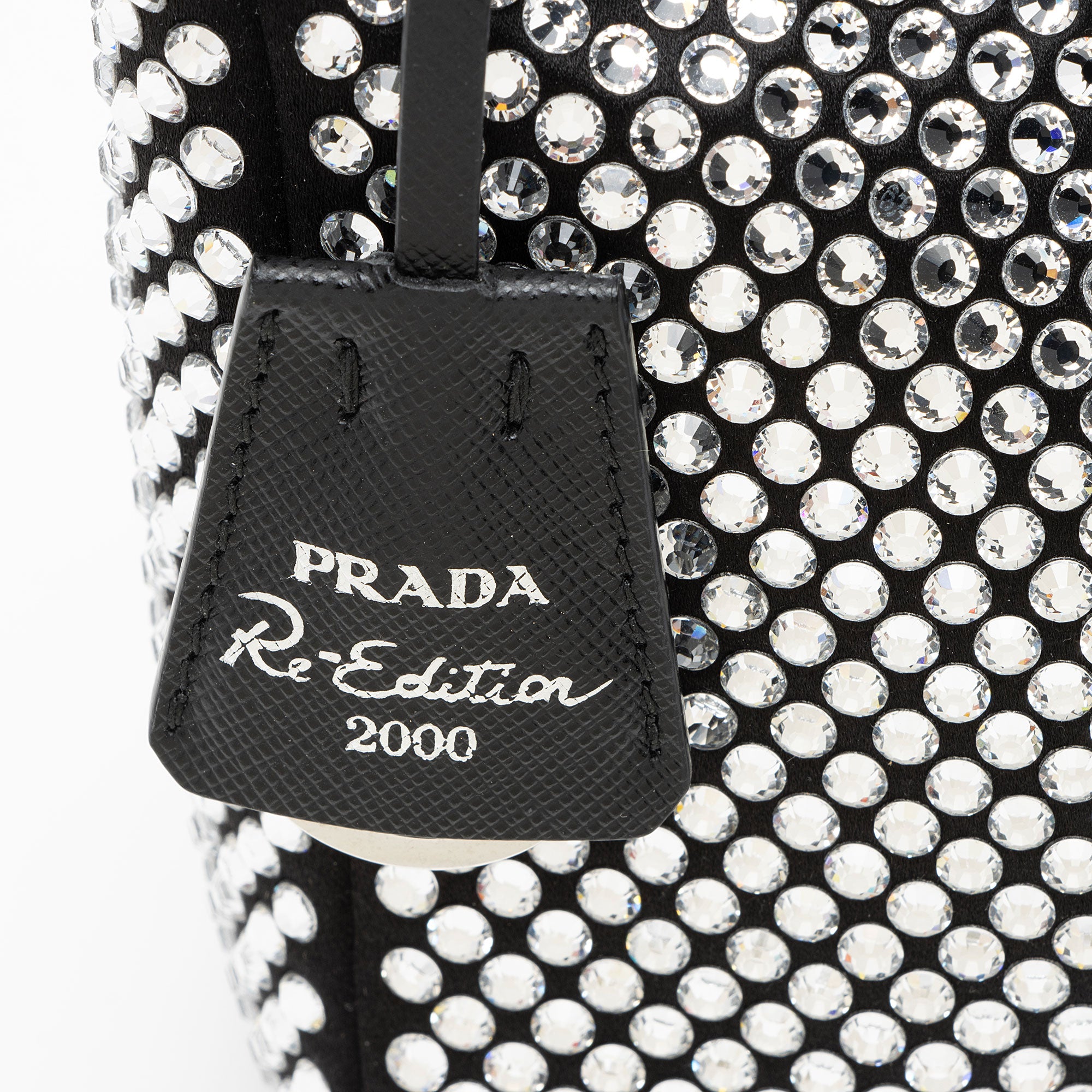 Prada Satin Crystal Re-Edition 2000 Mini Bag
