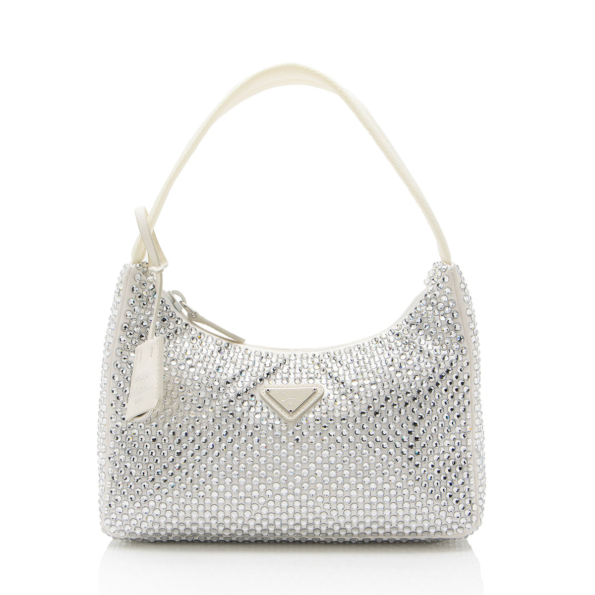 Prada Satin Crystal Re-Edition 2000 Mini Bag